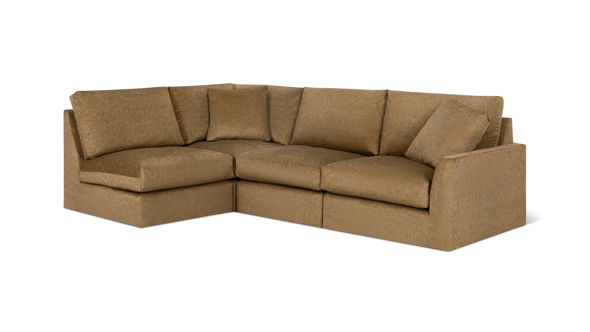 Breeze 4-Piece Modular Sectional Left, Standard, Bronze_image