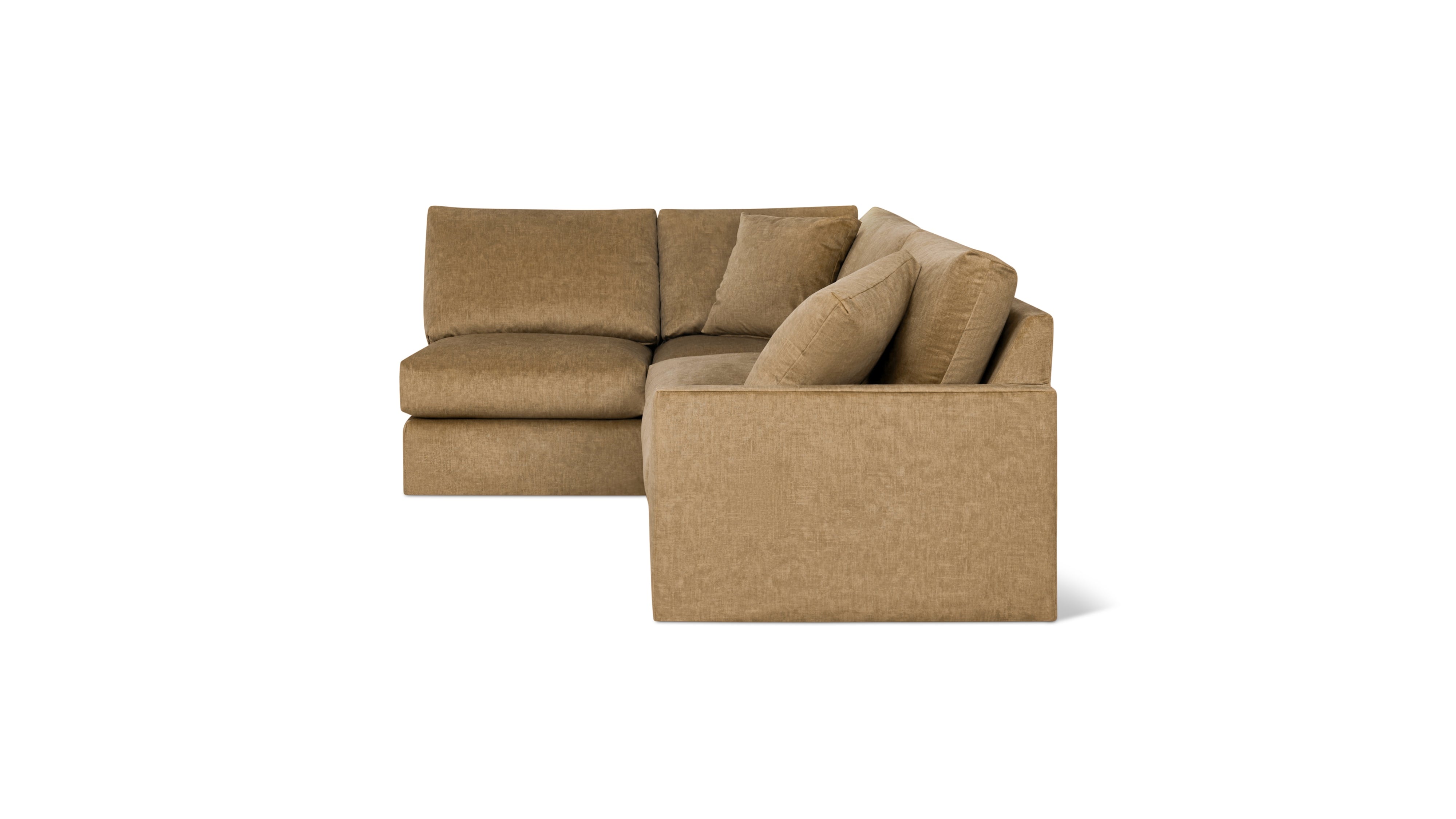 Breeze 4-Piece Modular Sectional Left, Standard, Bronze