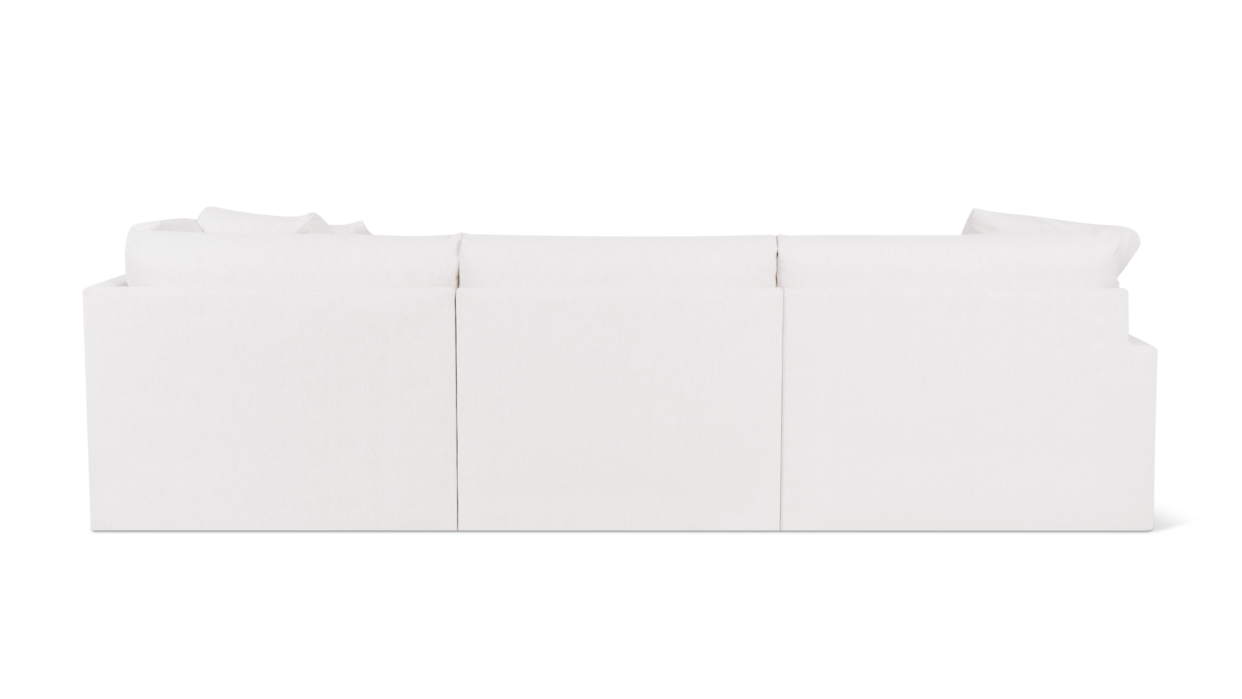 Breeze 4-Piece Modular Sectional Right, Large, Nomad Snow