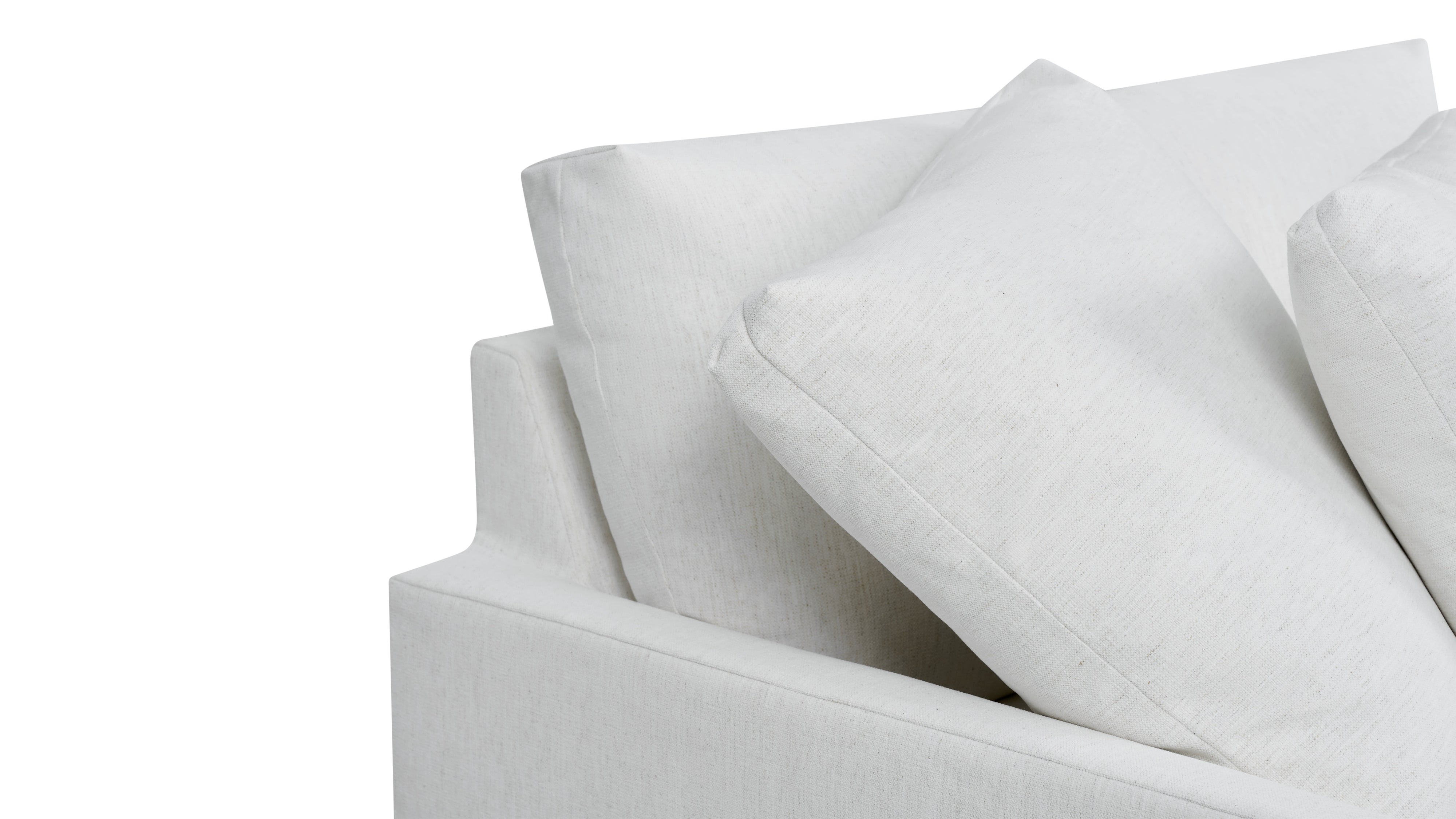 Breeze 4-Piece Modular Sectional Right, Large, Nomad Snow