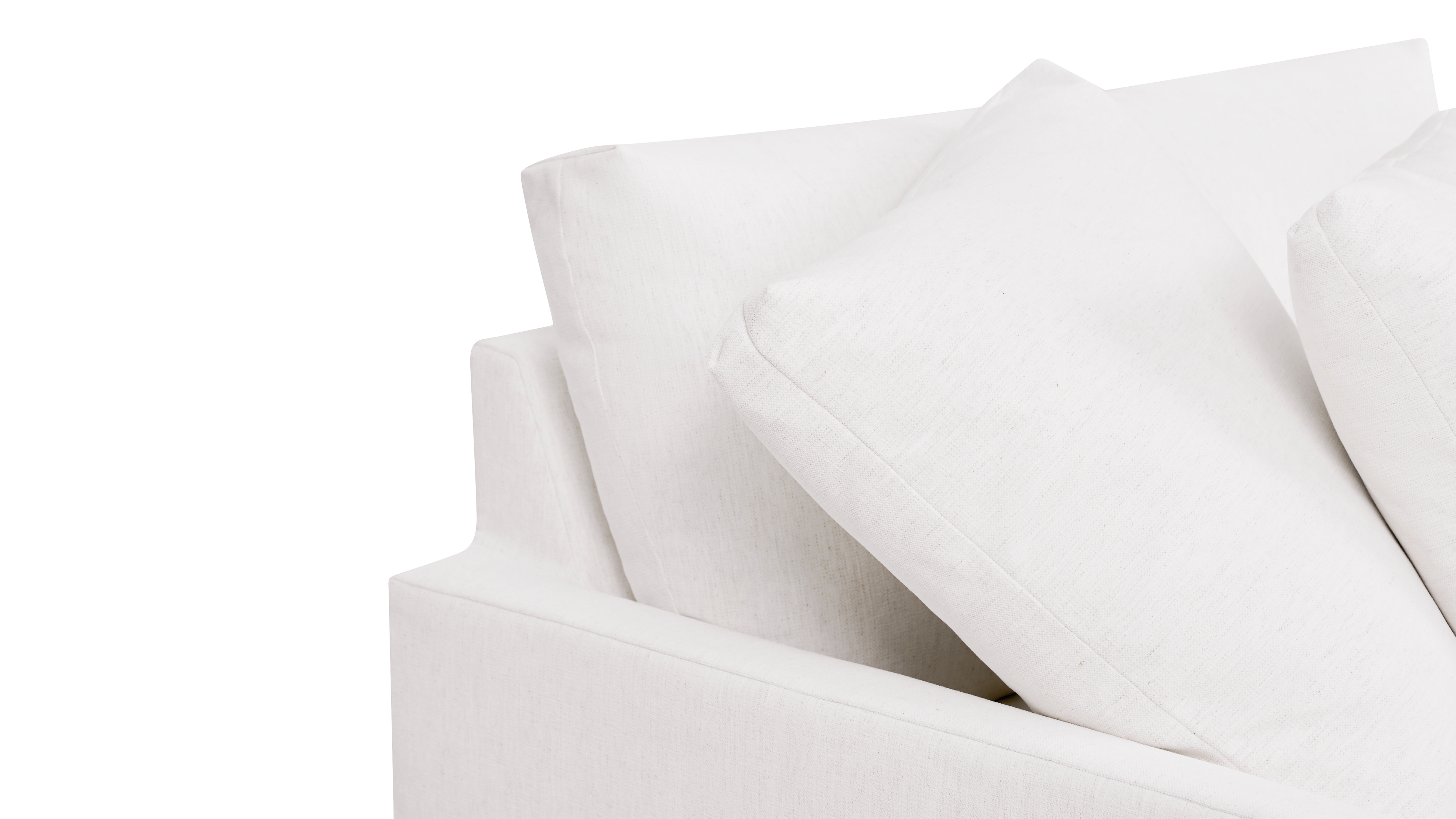 Breeze 4-Piece Modular Sectional Right, Large, Nomad Snow