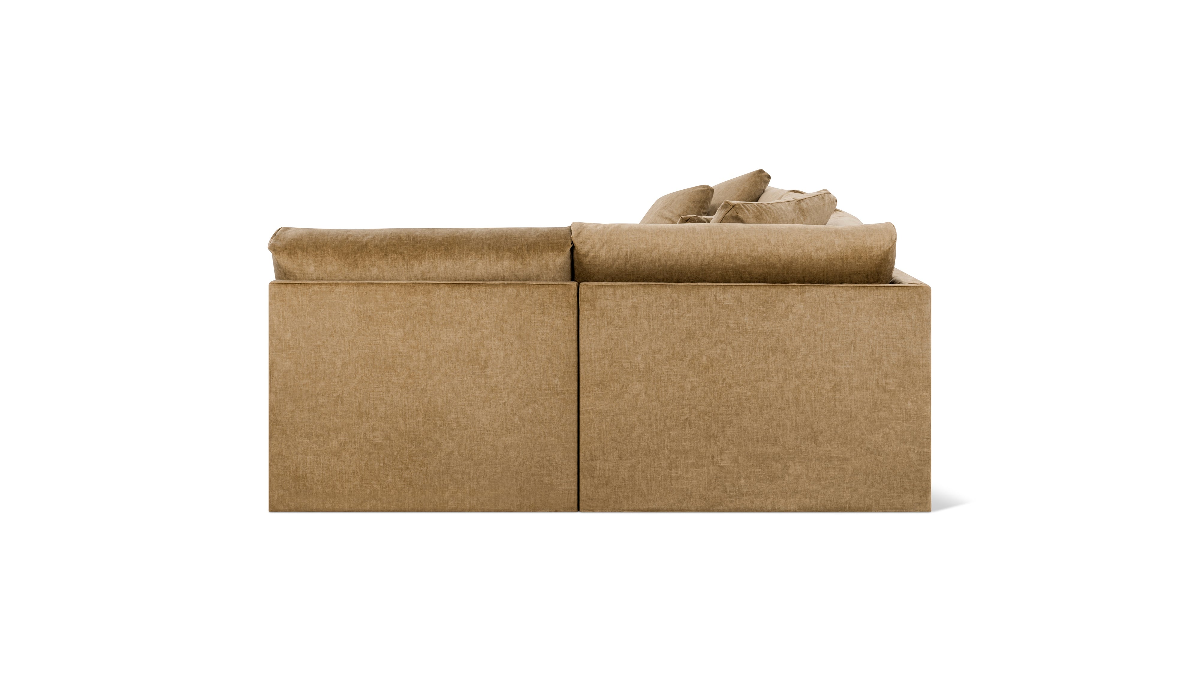 Breeze 4-Piece Modular Sectional Right, Large, Bronze