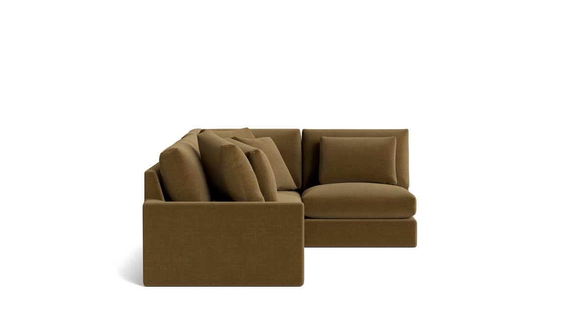 Breeze 4-Piece Modular Sectional Right, Large, Bronze