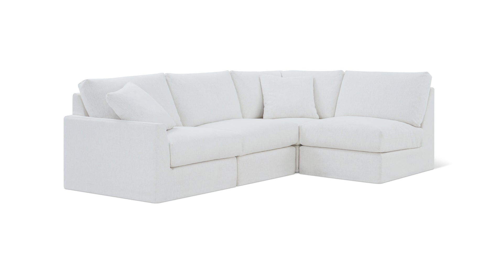 Breeze 4-Piece Modular Sectional Right, Standard, Nomad Snow_image