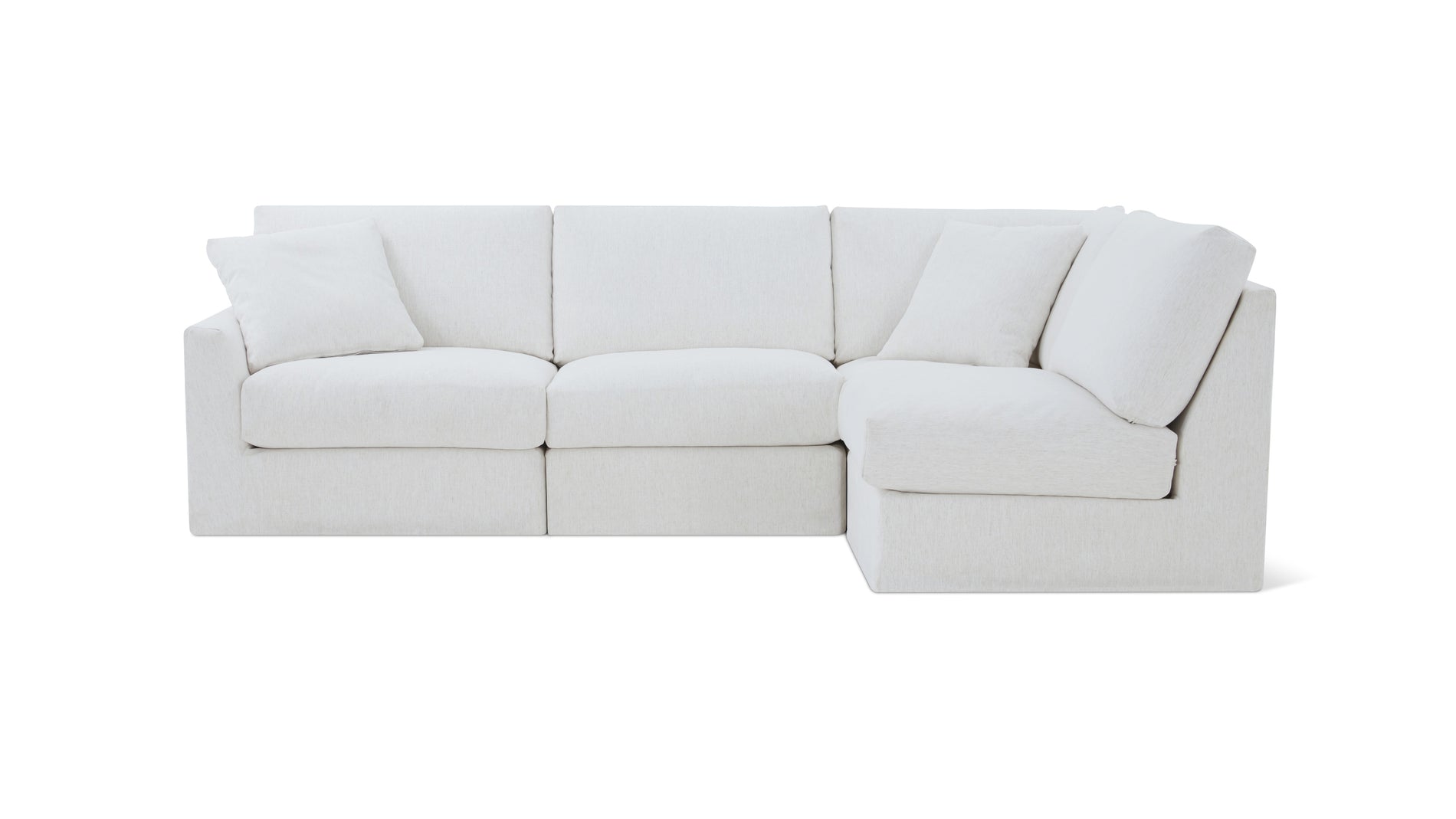 Breeze 4-Piece Modular Sectional Right, Standard, Nomad Snow_image