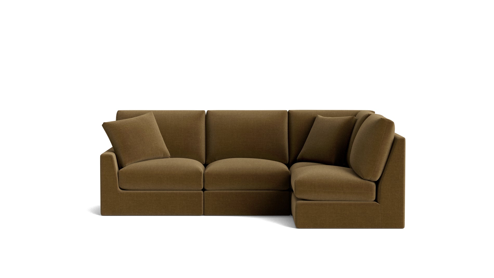 Breeze 4-Piece Modular Sectional Right, Standard, Bronze_image
