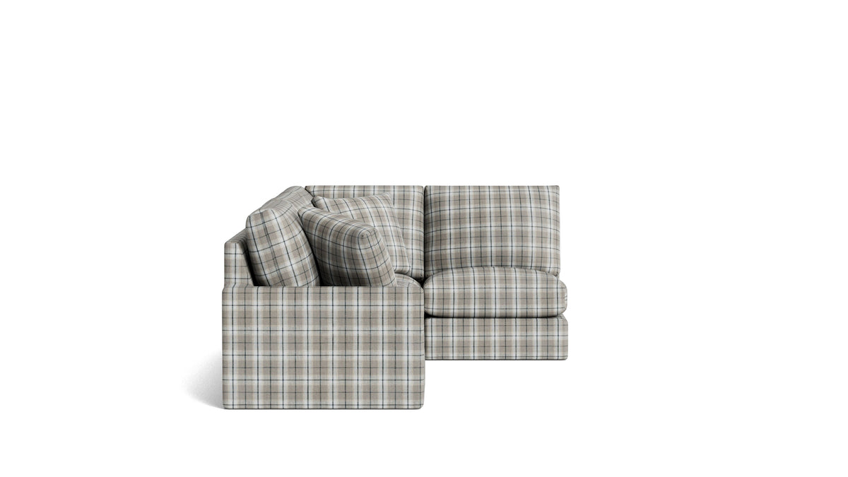 Breeze 4-Piece Modular Sectional Right, Standard, Hudson Check