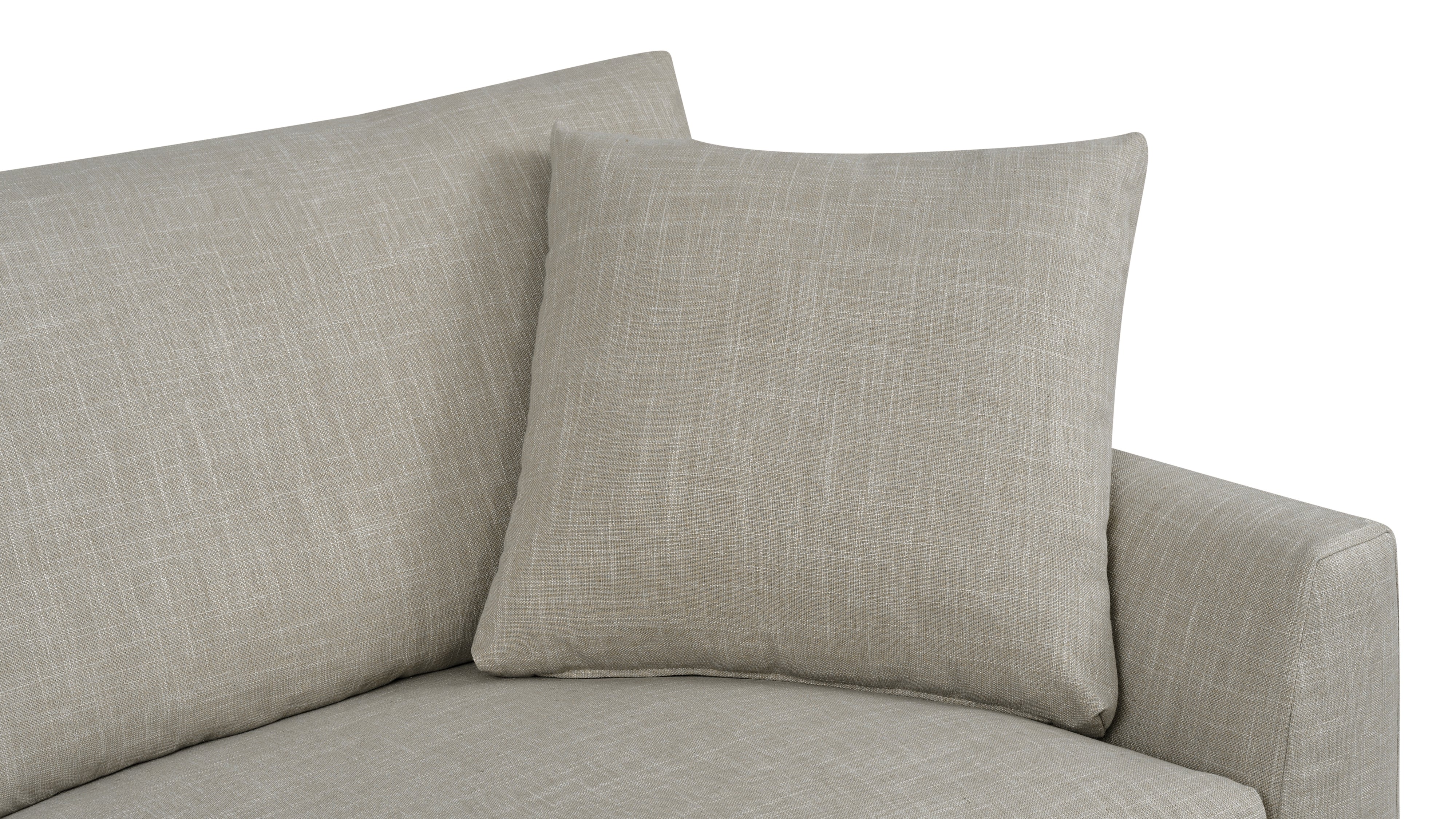 Breeze 4-Piece Modular Sectional, Standard, Light Pebble