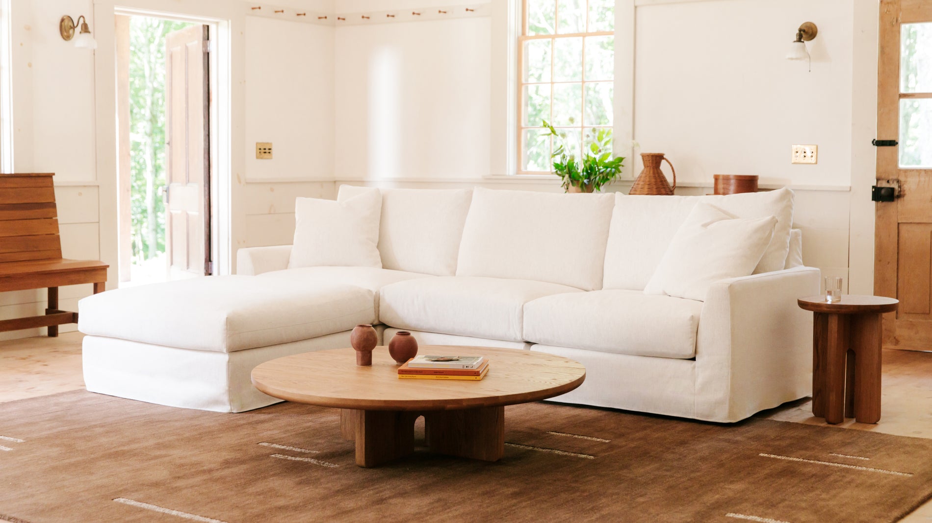 Breeze 4-Piece Modular Sectional, Standard, Nomad Snow_image