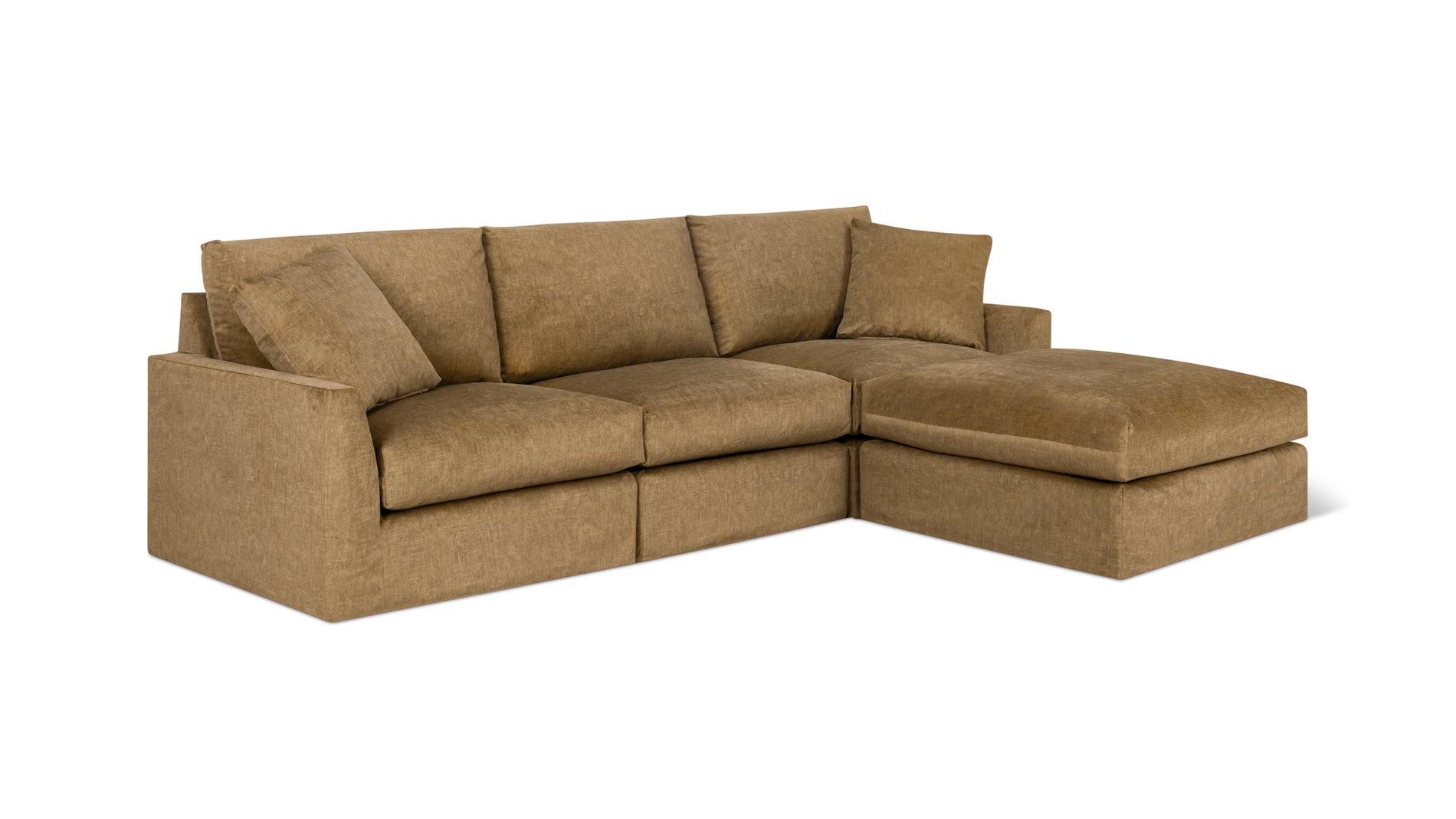 Breeze 4-Piece Modular Sectional, Standard, Bronze_image