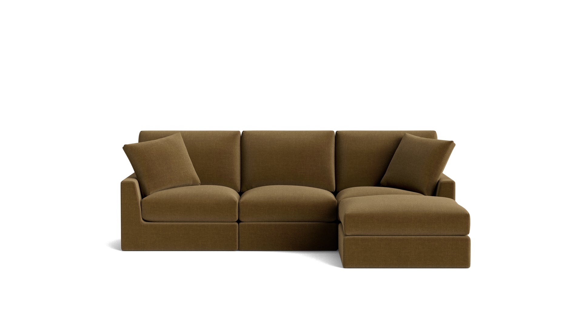 Breeze 4-Piece Modular Sectional, Standard, Bronze_image