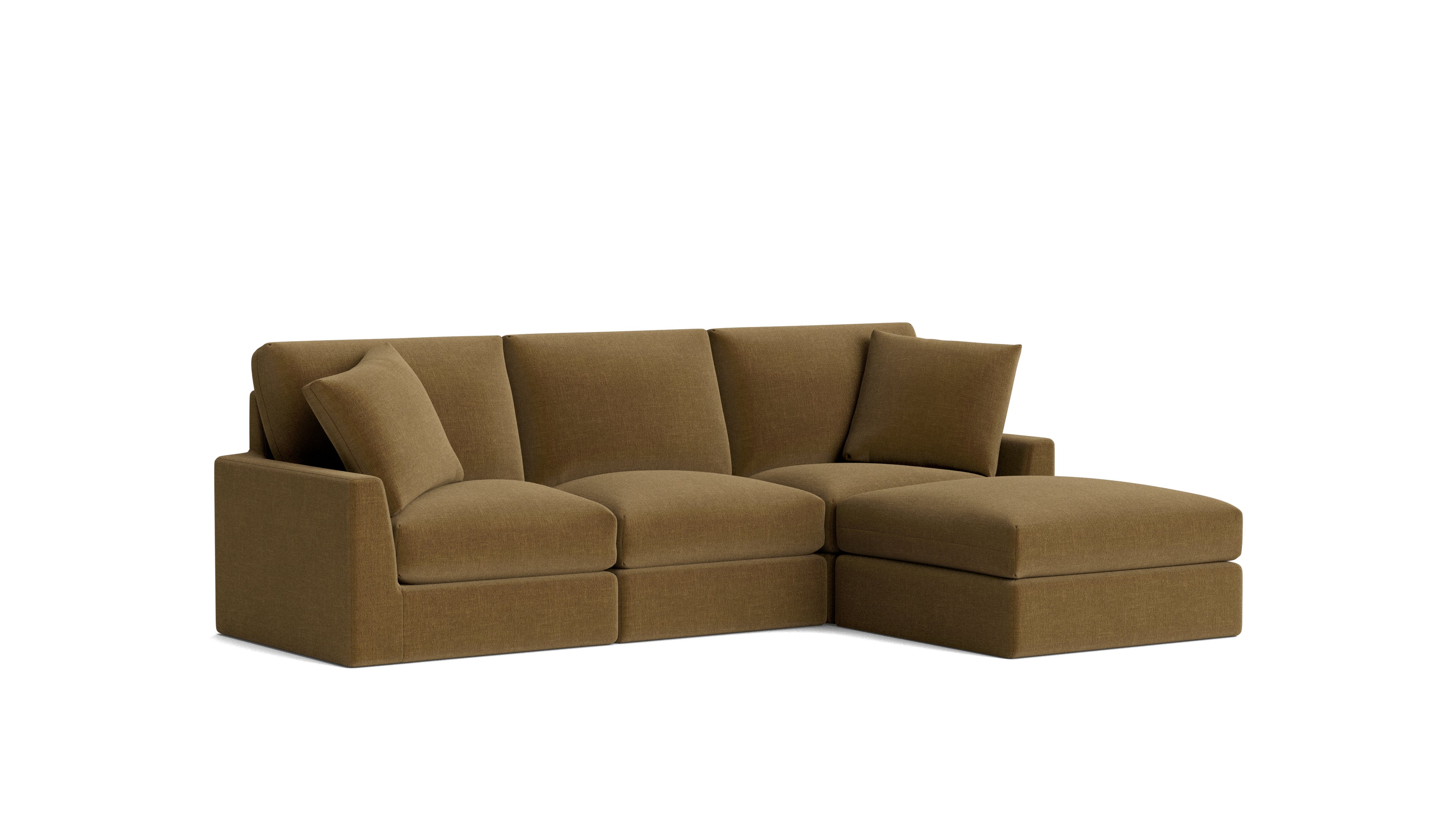 Breeze 4-Piece Modular Sectional, Standard, Bronze