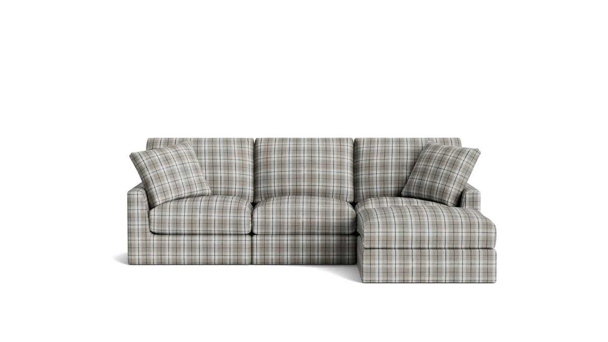 Breeze 4-Piece Modular Sectional, Standard, Hudson Check