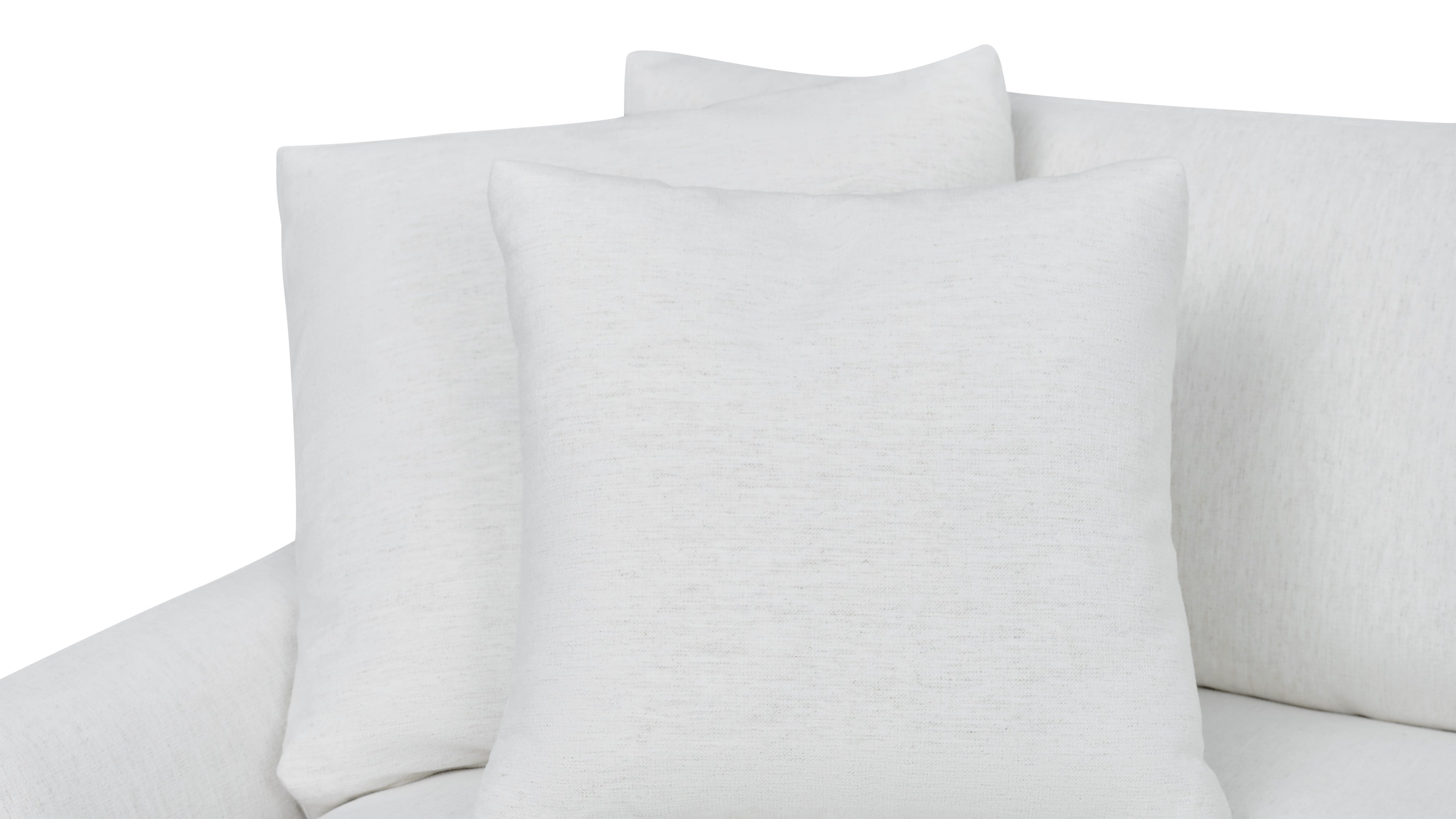 Breeze 5-Piece Modular Sectional Closed, Large, Nomad Snow