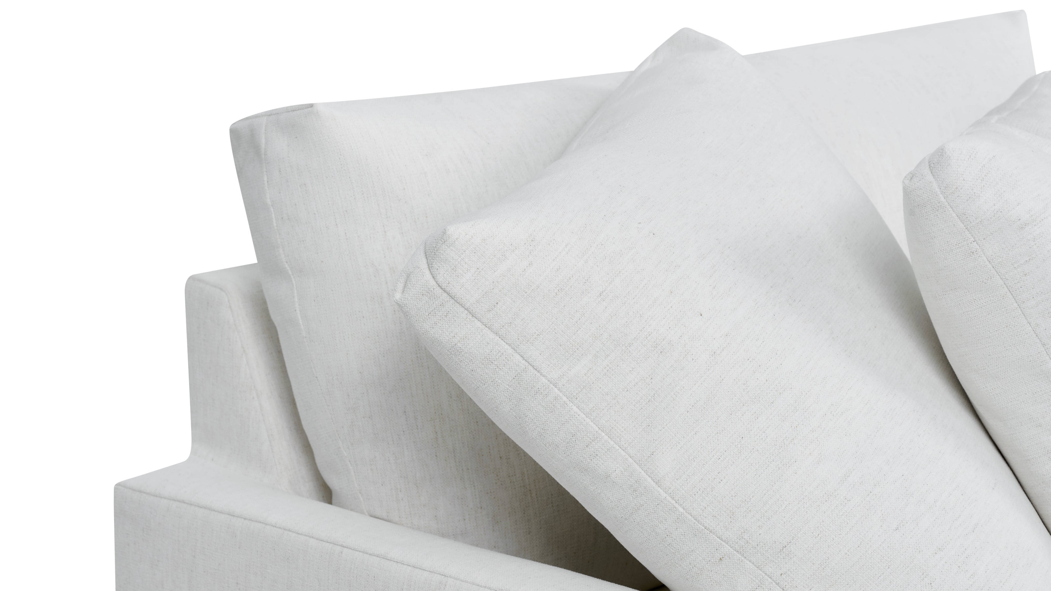 Breeze 5-Piece Modular Sectional Closed, Large, Nomad Snow