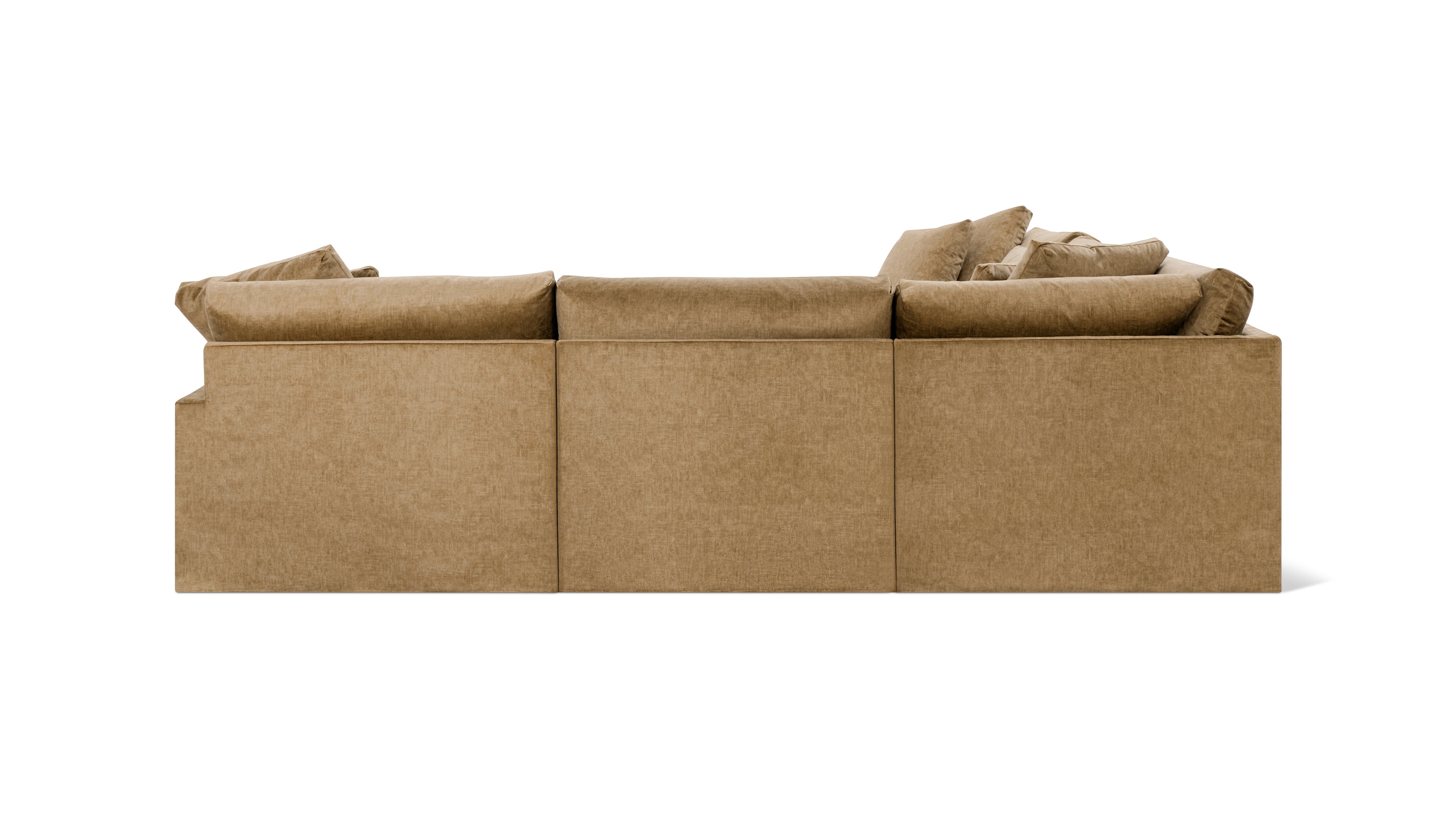 Breeze 5-Piece Modular Sectional Closed, Large, Bronze