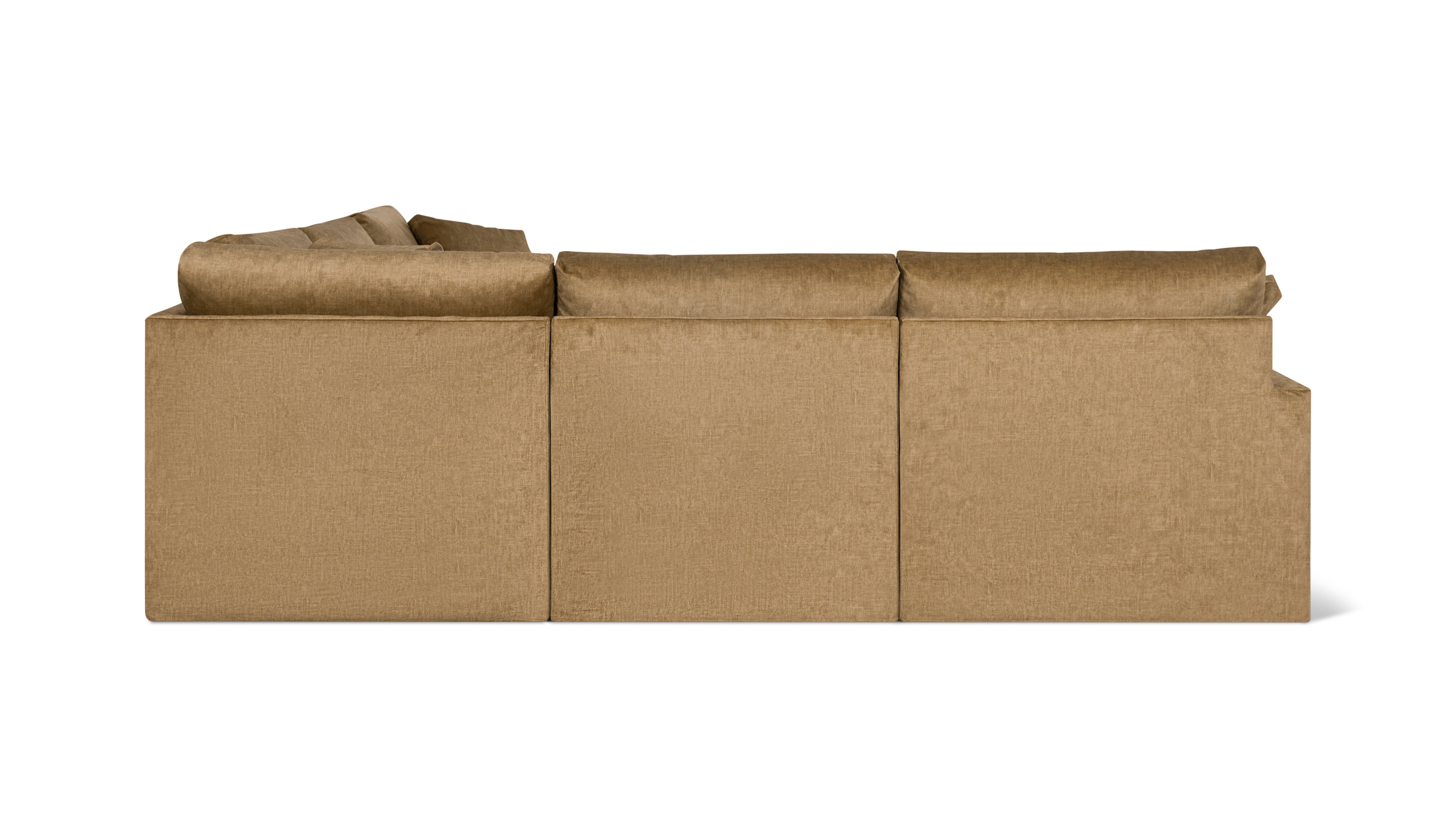 Breeze 5-Piece Modular Sectional Closed, Standard, Bronze