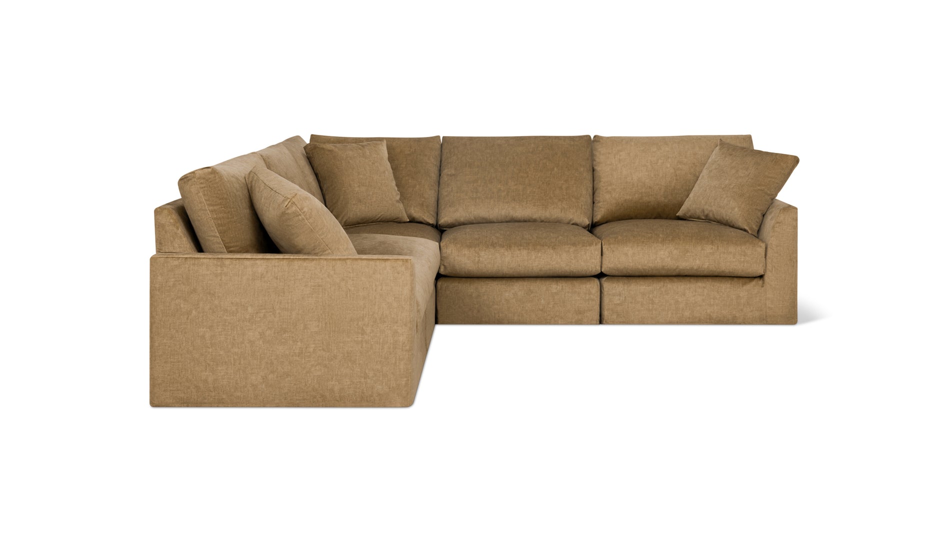 Breeze 5-Piece Modular Sectional Closed, Standard, Bronze_image