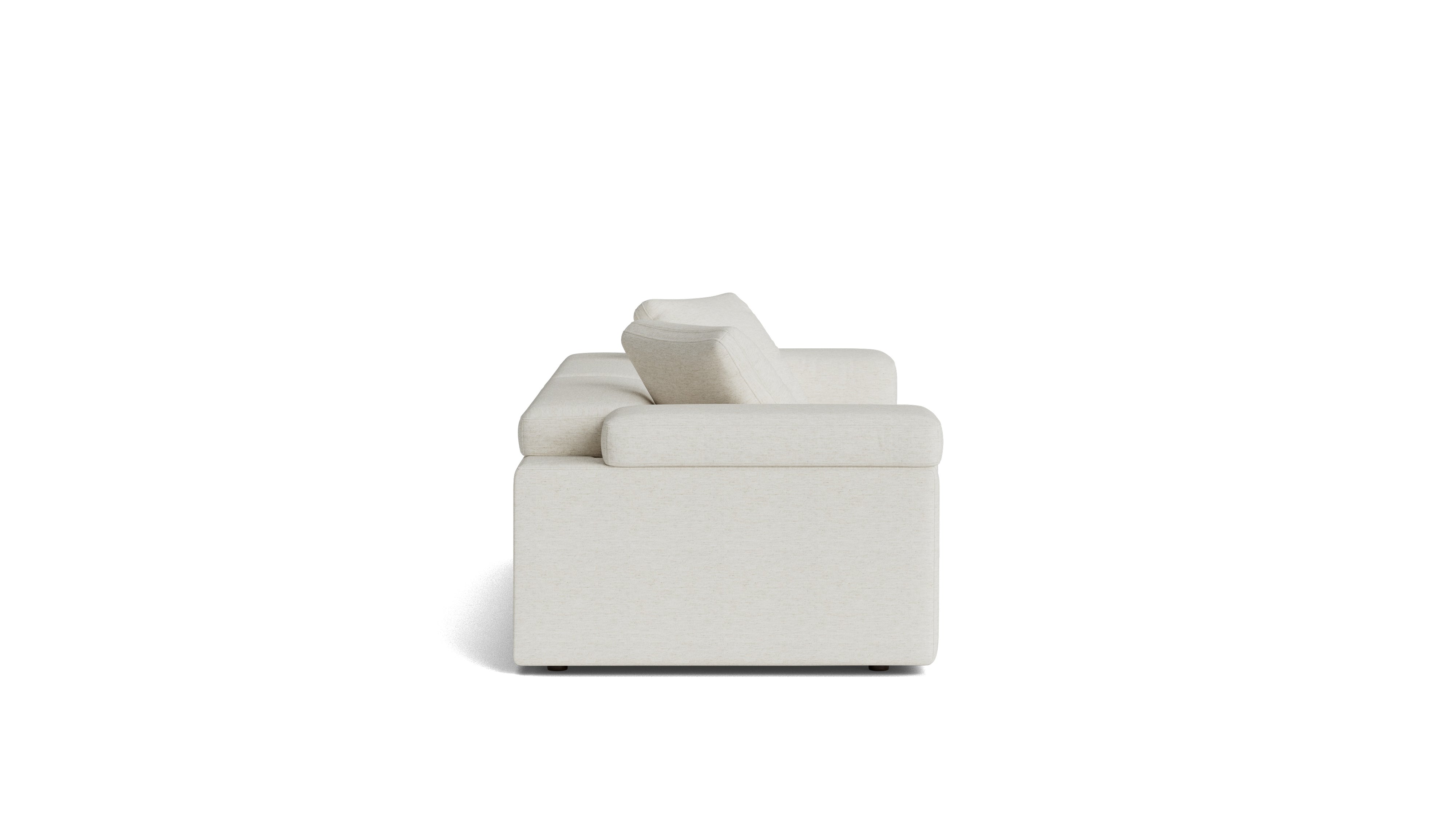 Saddle 2-Piece Modular Sofa, Nomad Snow