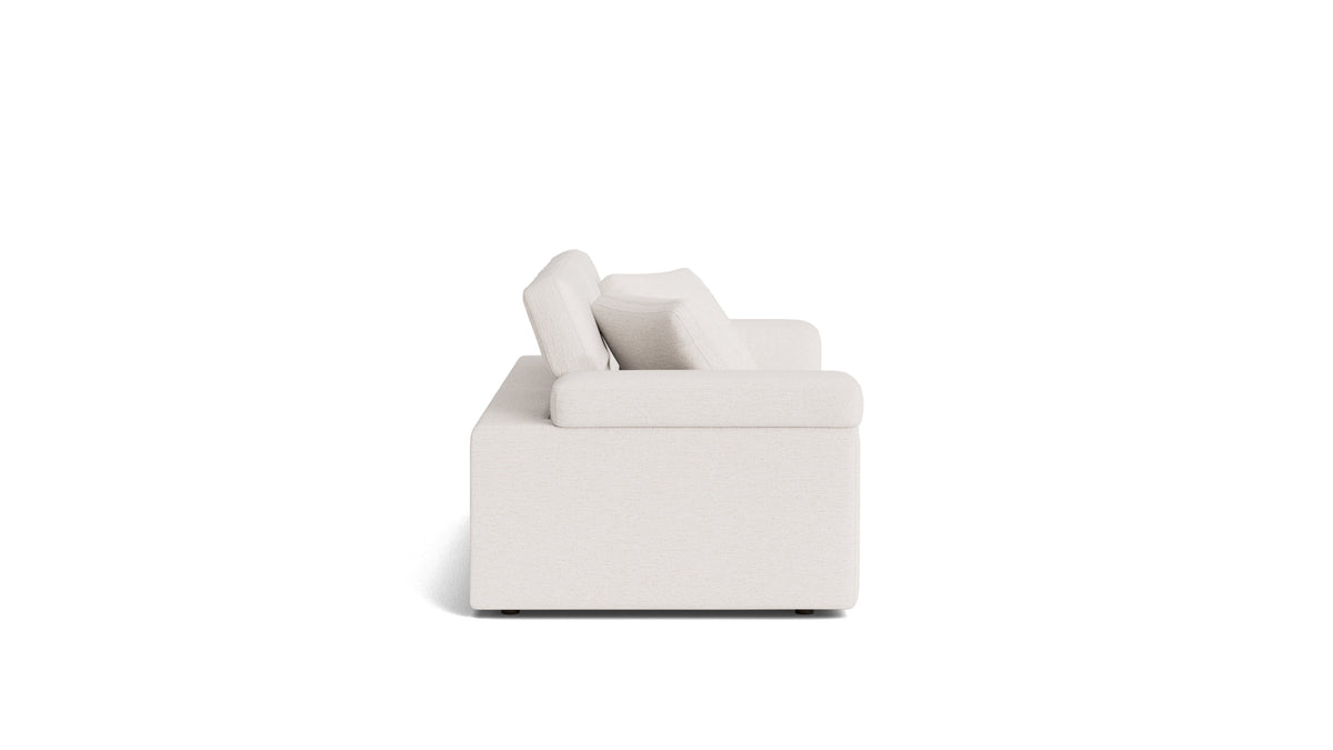 Saddle 2-Piece Modular Sofa, Nomad Snow