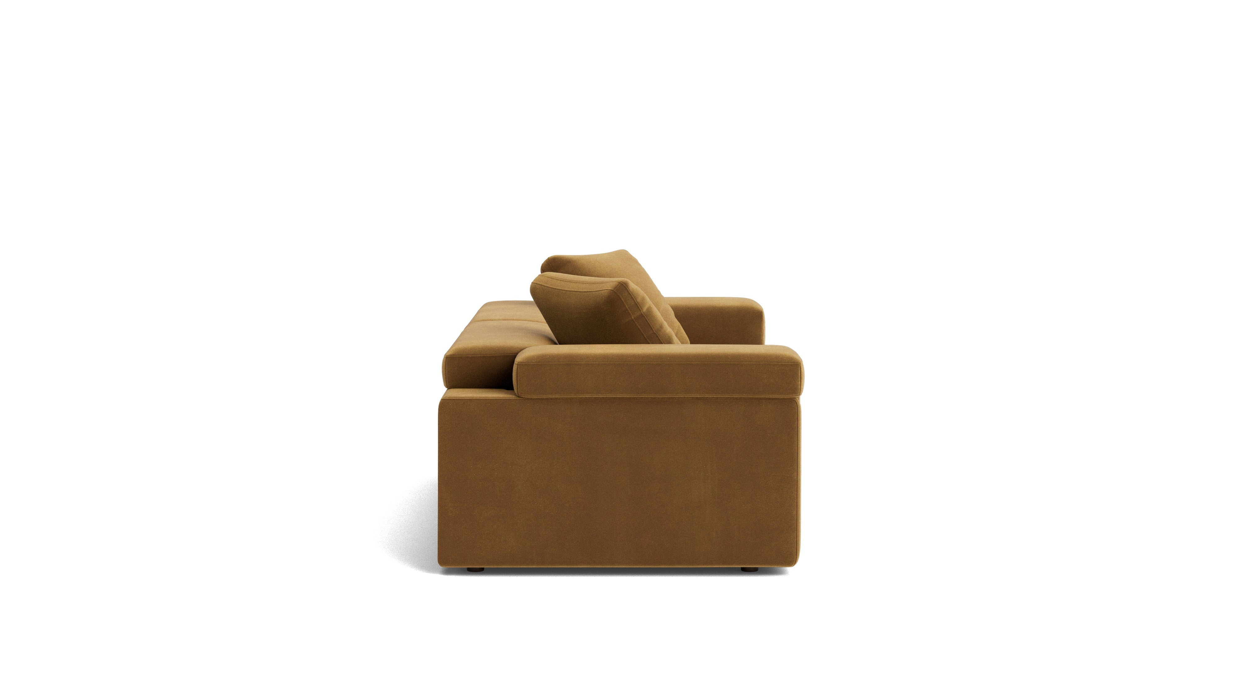 Saddle 2-Piece Modular Sofa, Gold