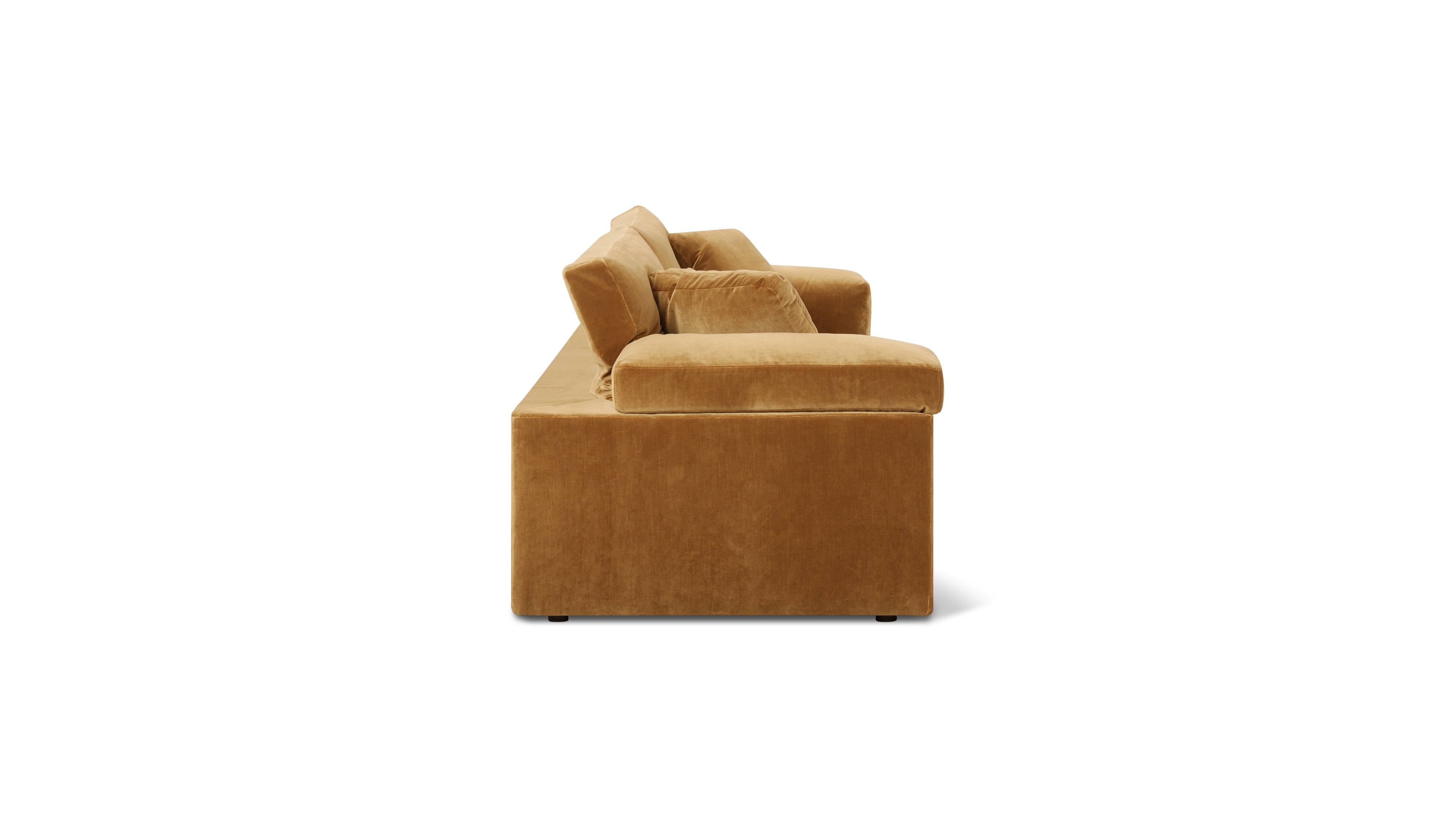 Saddle 2-Piece Modular Sofa, Gold