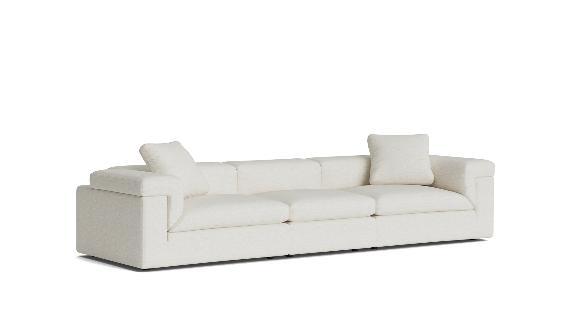 Saddle 3-Piece Modular Sofa, Nomad Snow_image