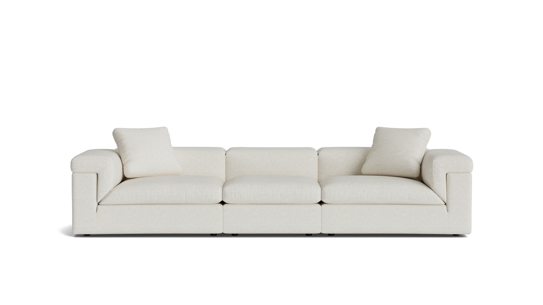 Saddle 3-Piece Modular Sofa, Nomad Snow_image
