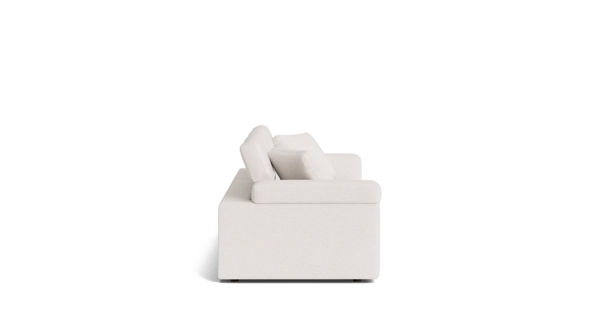 Saddle 3-Piece Modular Sofa, Nomad Snow