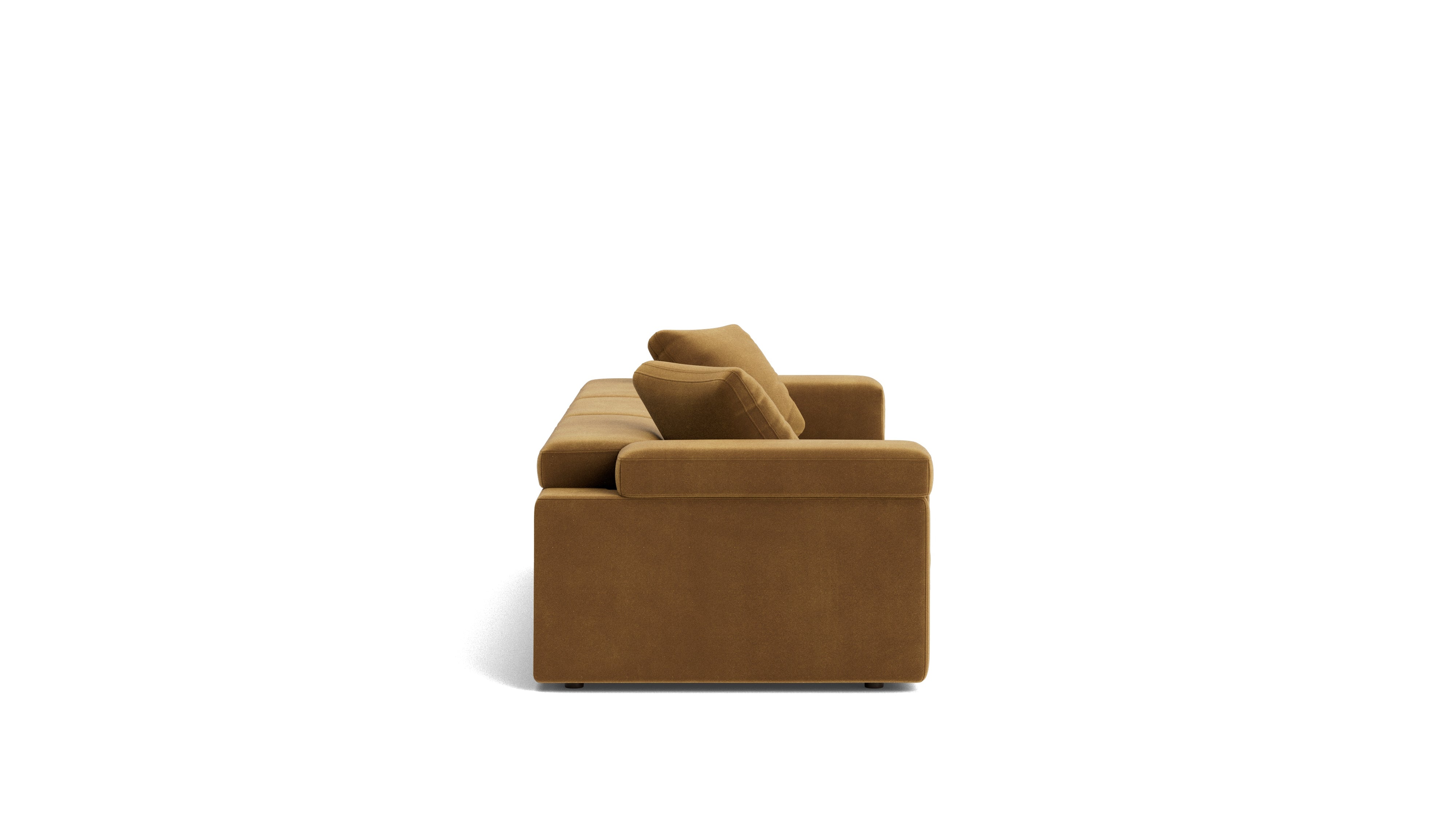 Saddle 3-Piece Modular Sofa, Gold