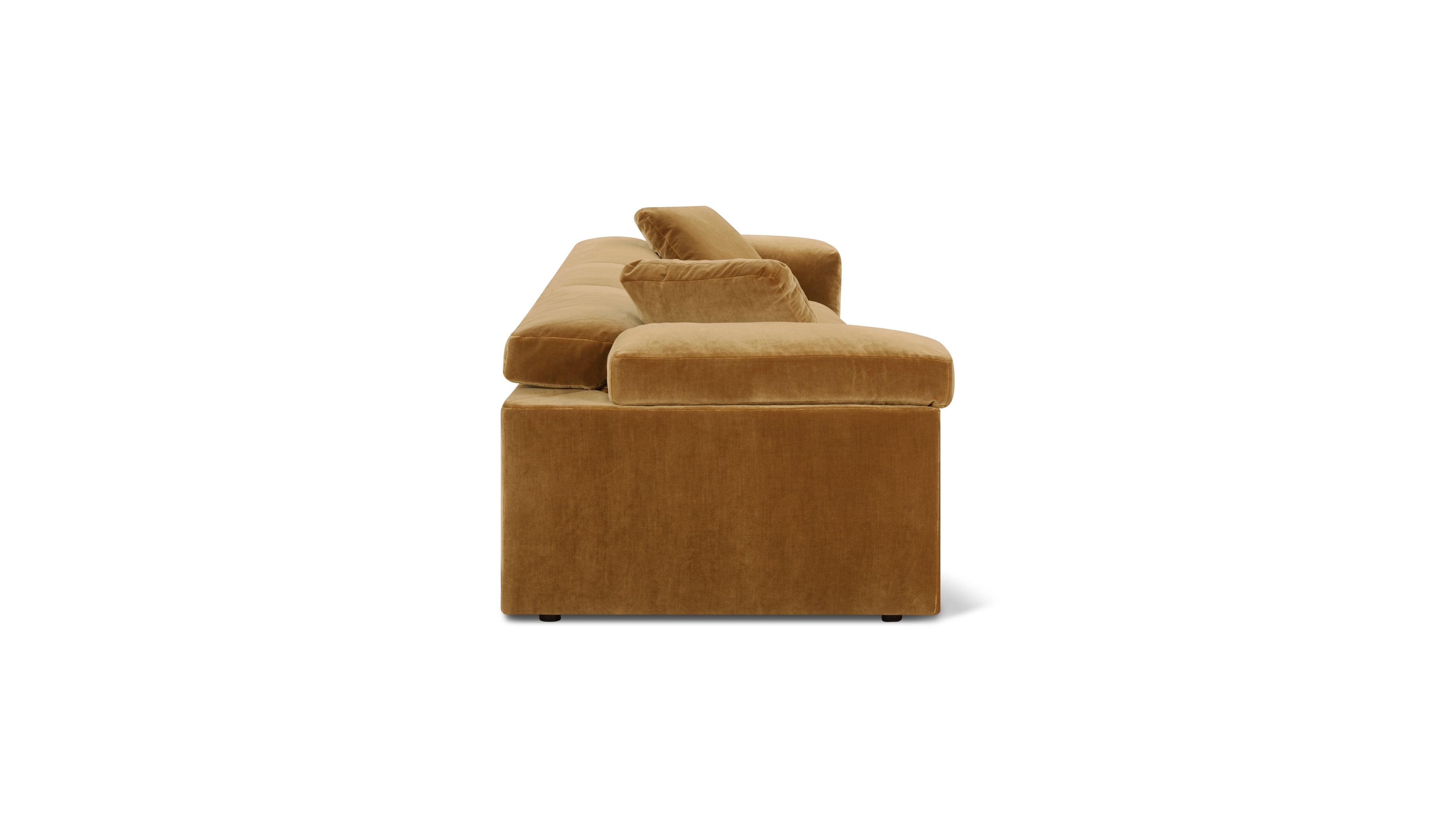 Saddle 3-Piece Modular Sofa, Gold