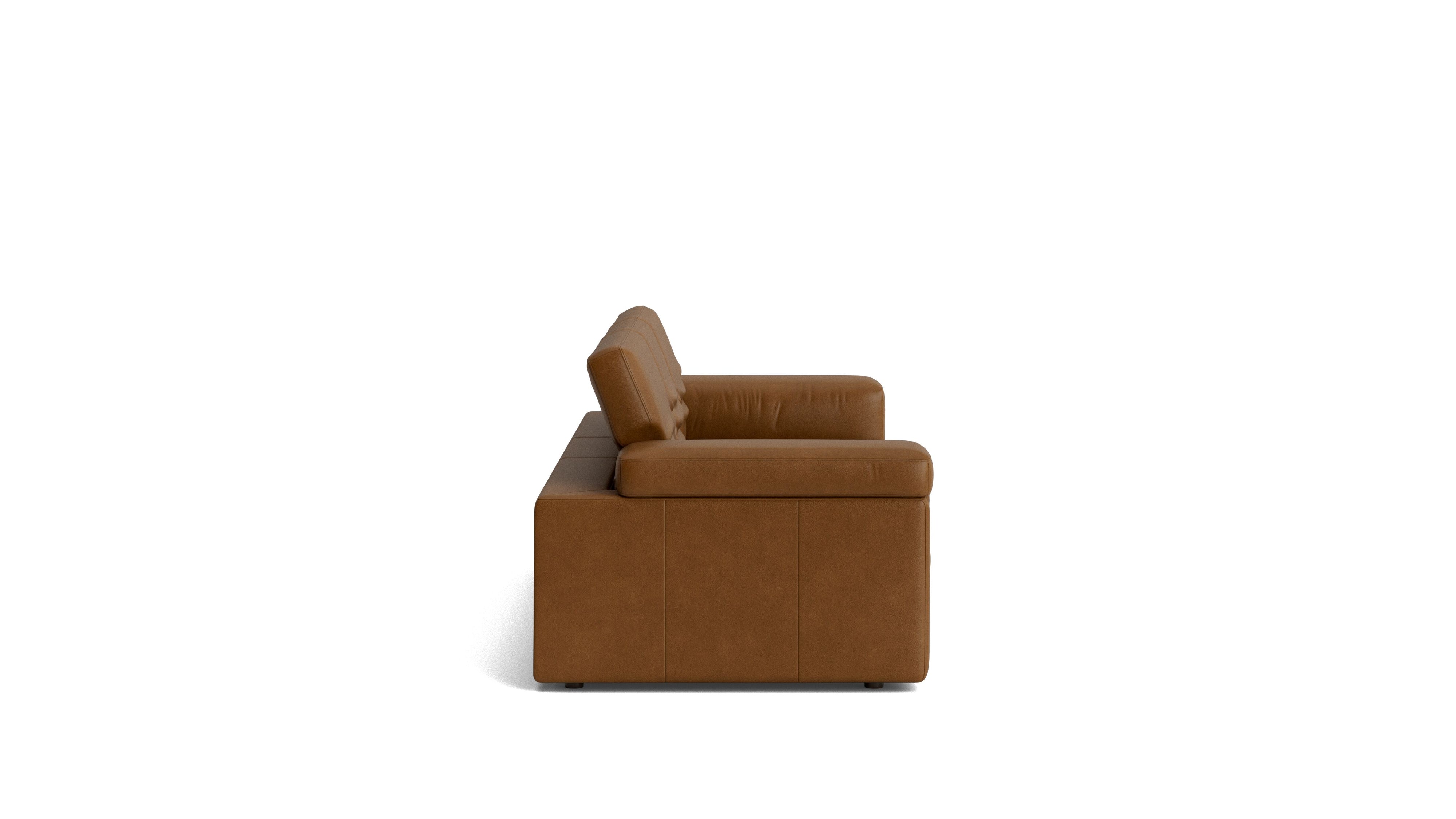 Saddle 3-Piece Modular Sofa, Bourbon