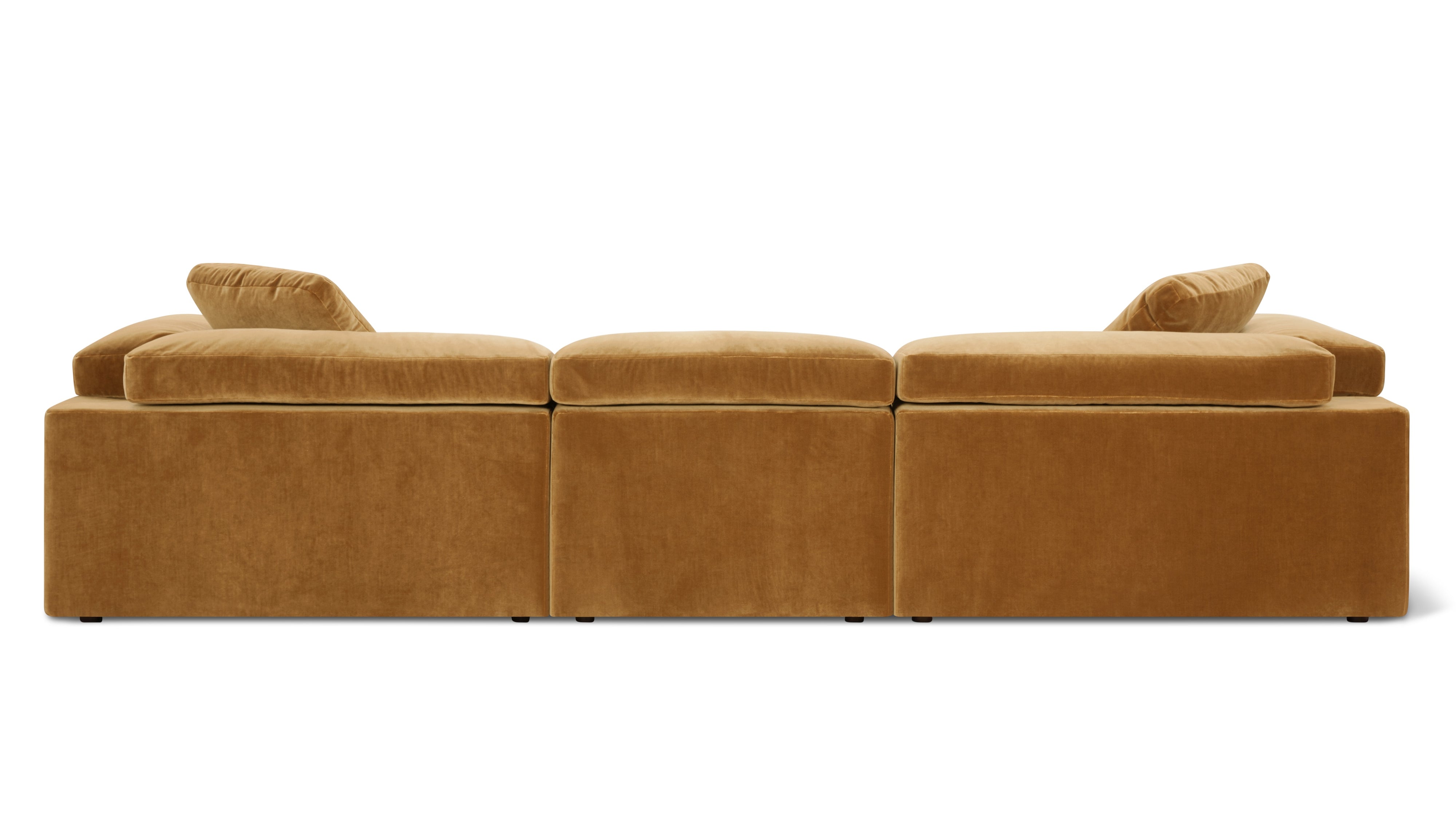 Saddle 4-Piece Modular Sectional, Gold