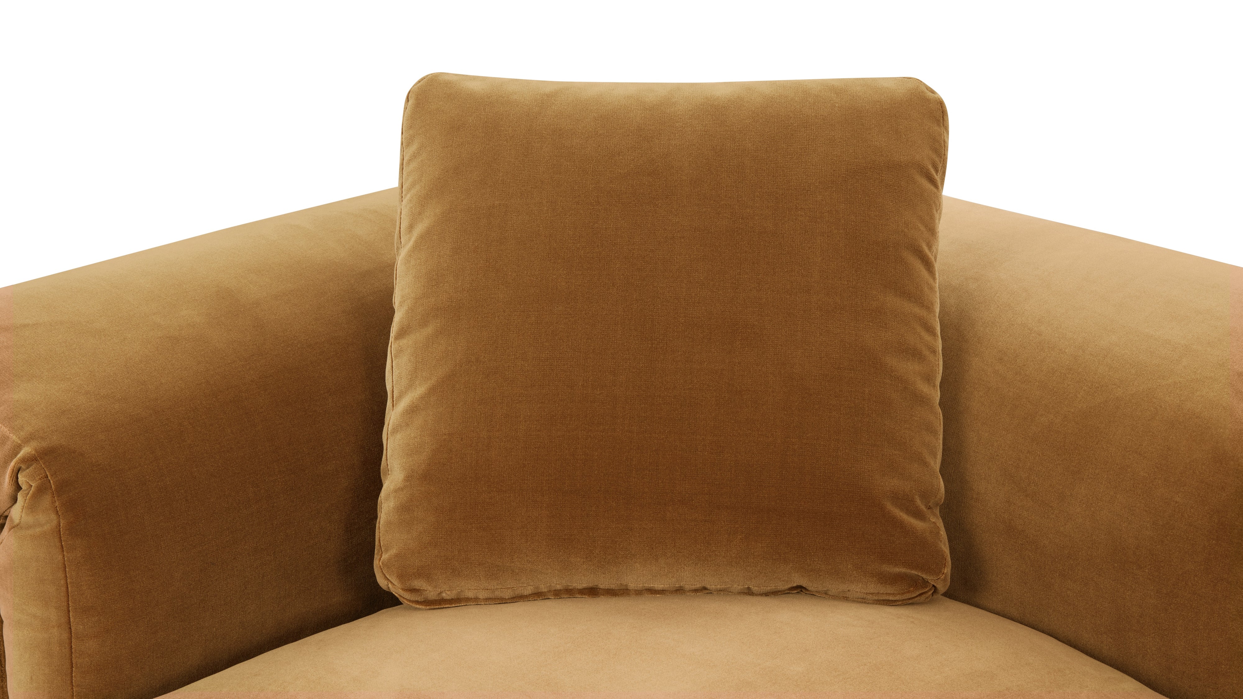Saddle 4-Piece Modular Sectional, Gold