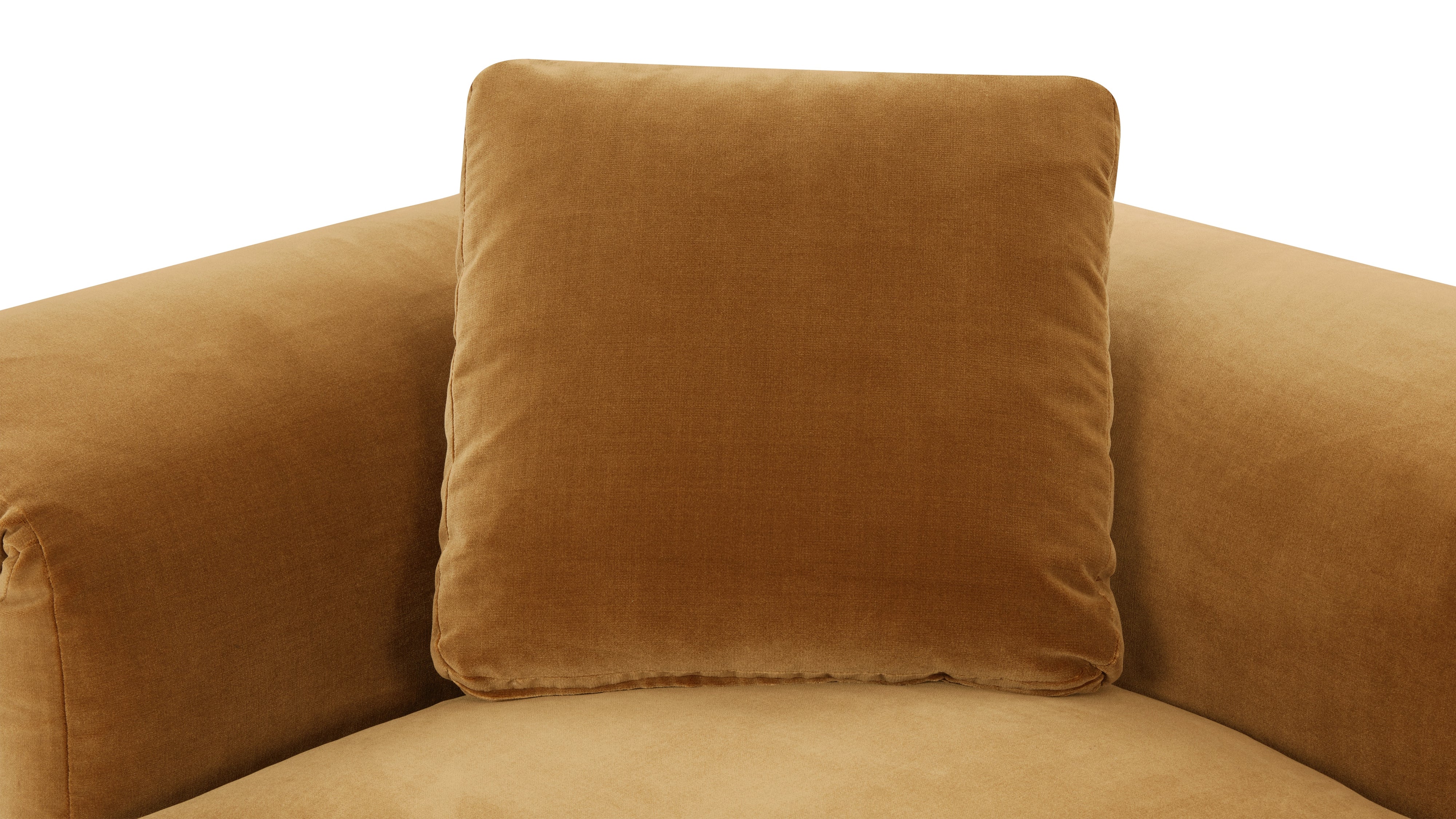 Saddle 5-Piece Modular Sectional Closed, Gold