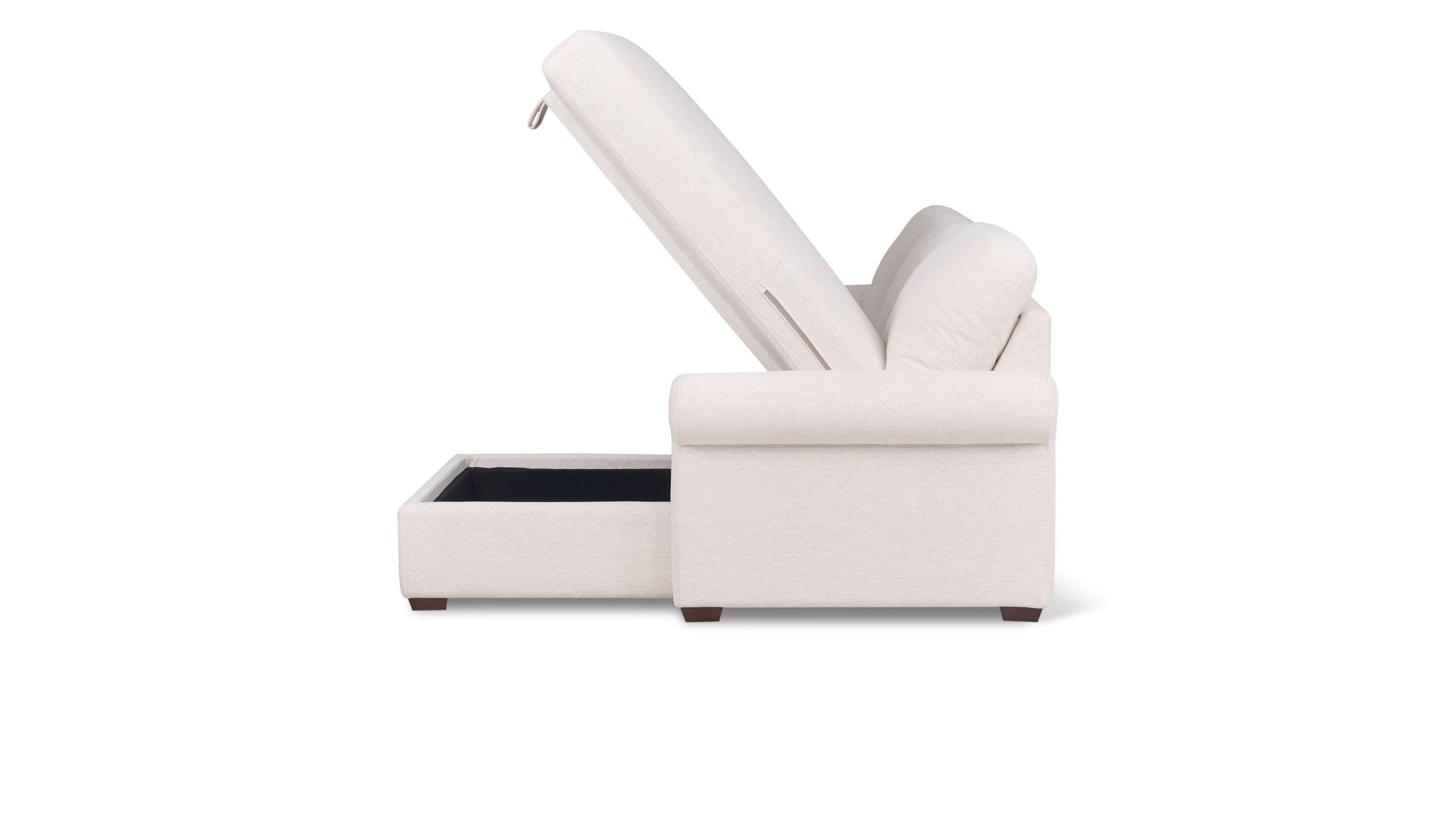 Reve Sofa Bed Sectional (Left or Right), Full, Nomad Snow