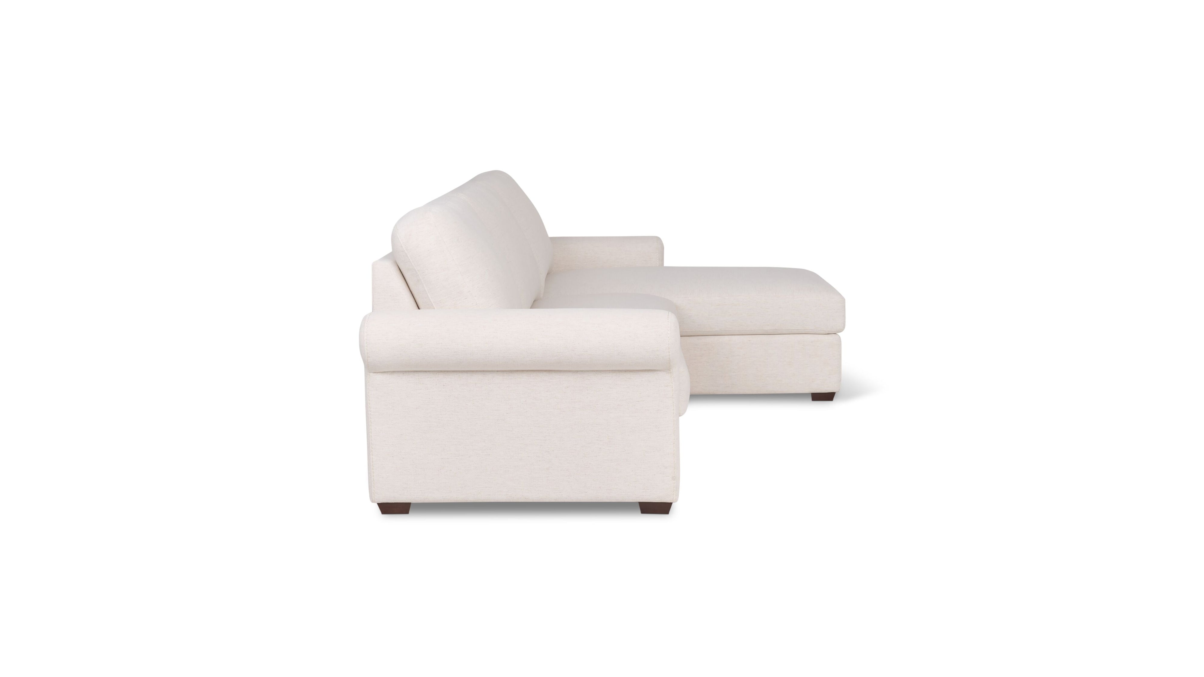 Reve Sofa Bed Sectional (Left or Right), Full, Nomad Snow