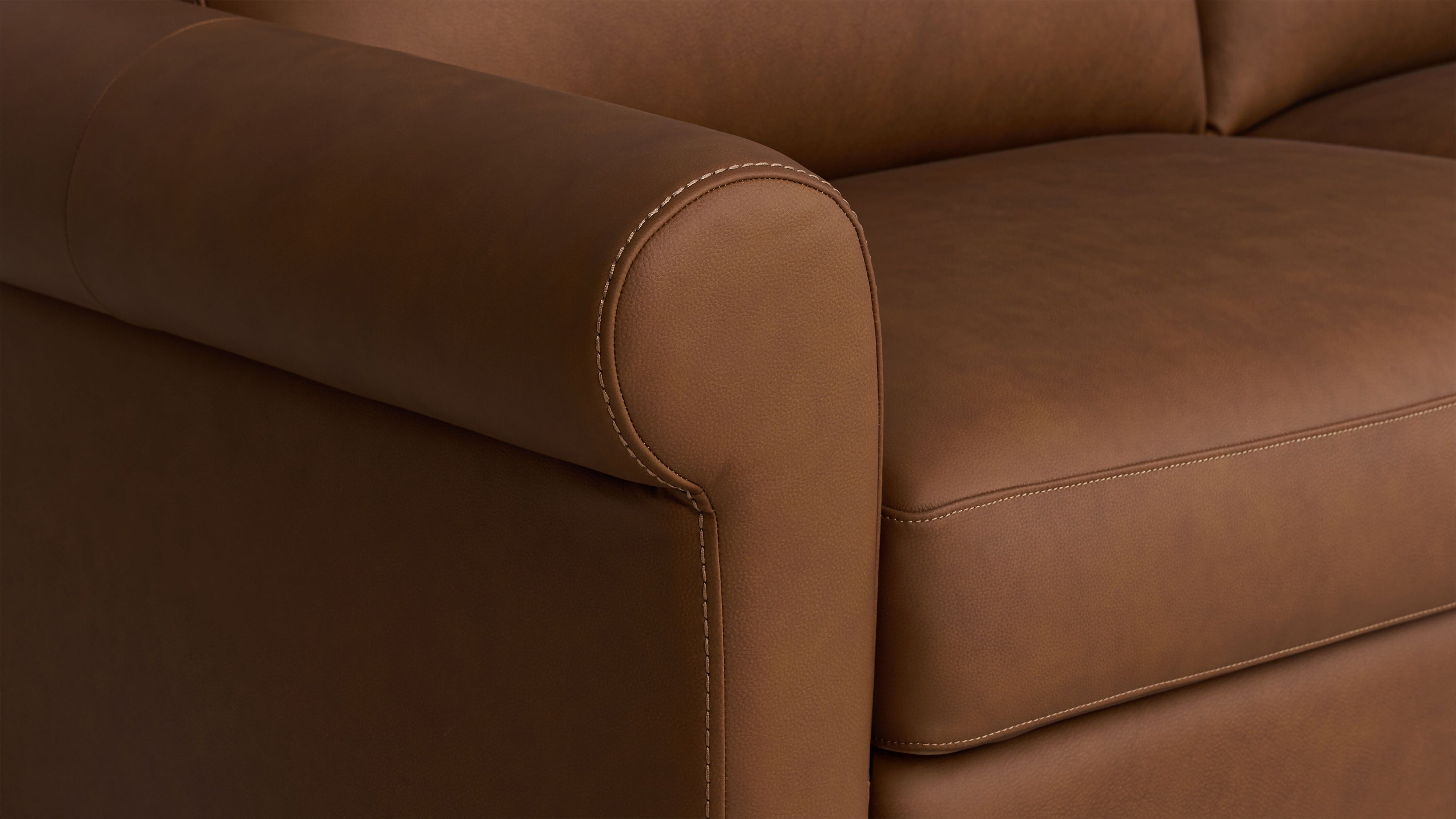 Reve Sofa Bed Sectional (Left or Right), Full, Bourbon