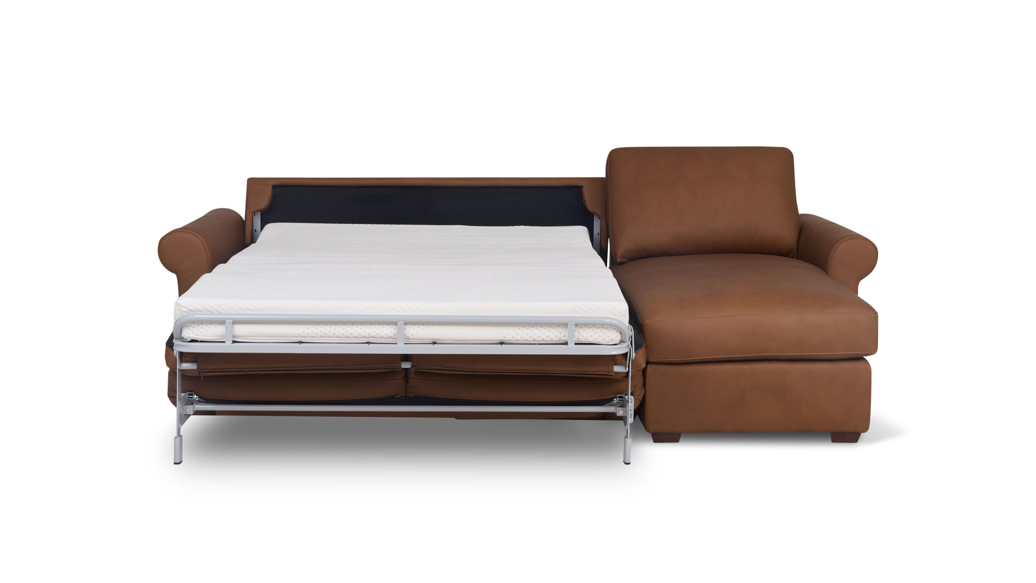Reve Sofa Bed Sectional (Left or Right), Full, Bourbon