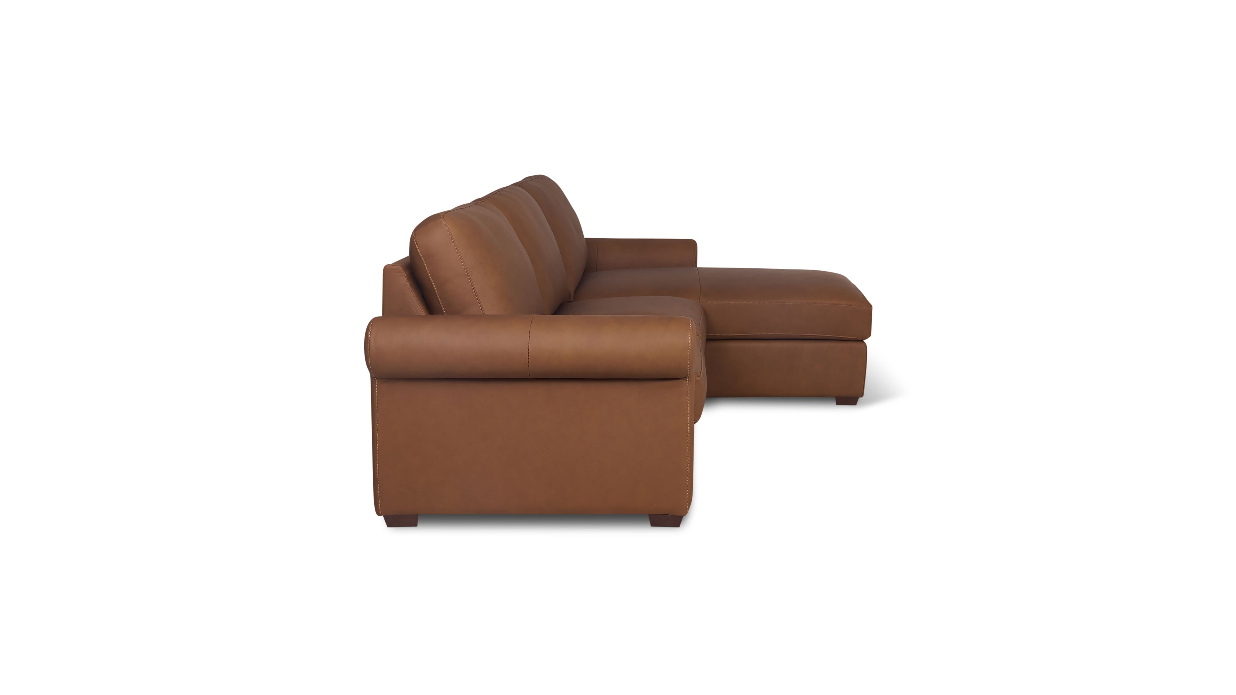 Reve Sofa Bed Sectional (Left or Right), Full, Bourbon