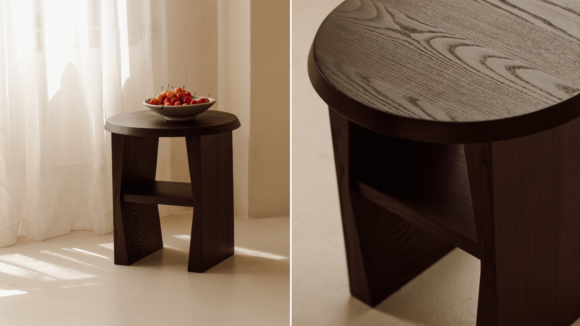 Hetta Side Table, Dark Brown Oak_image