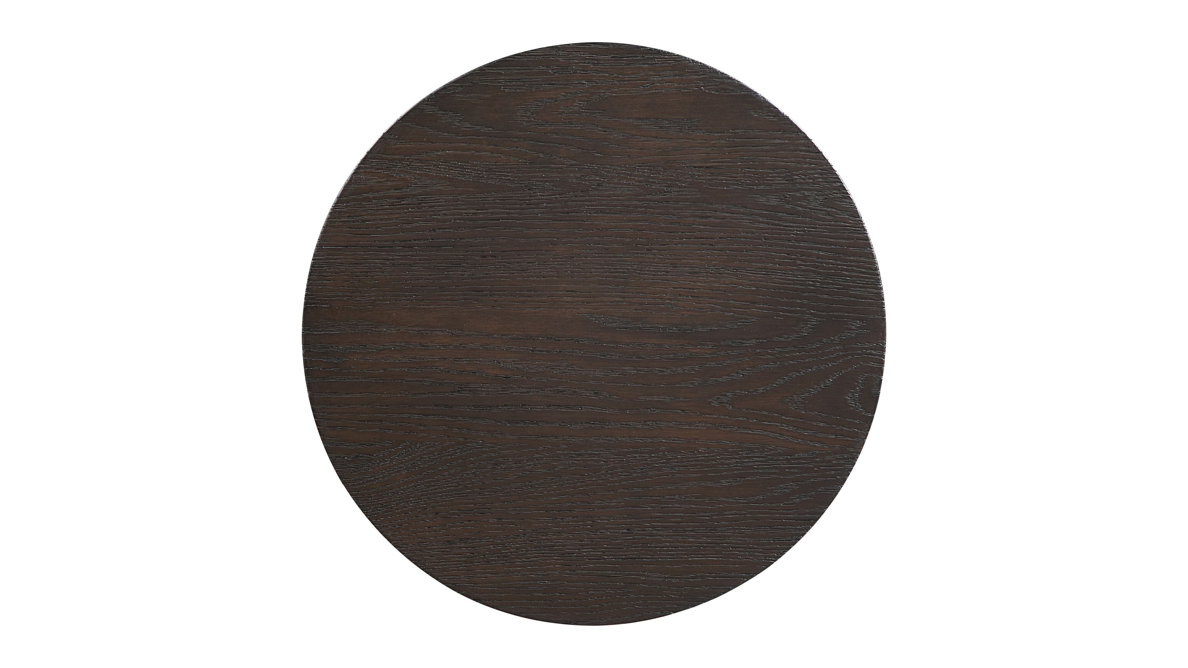 Clover Side Table, Dark Brown Oak