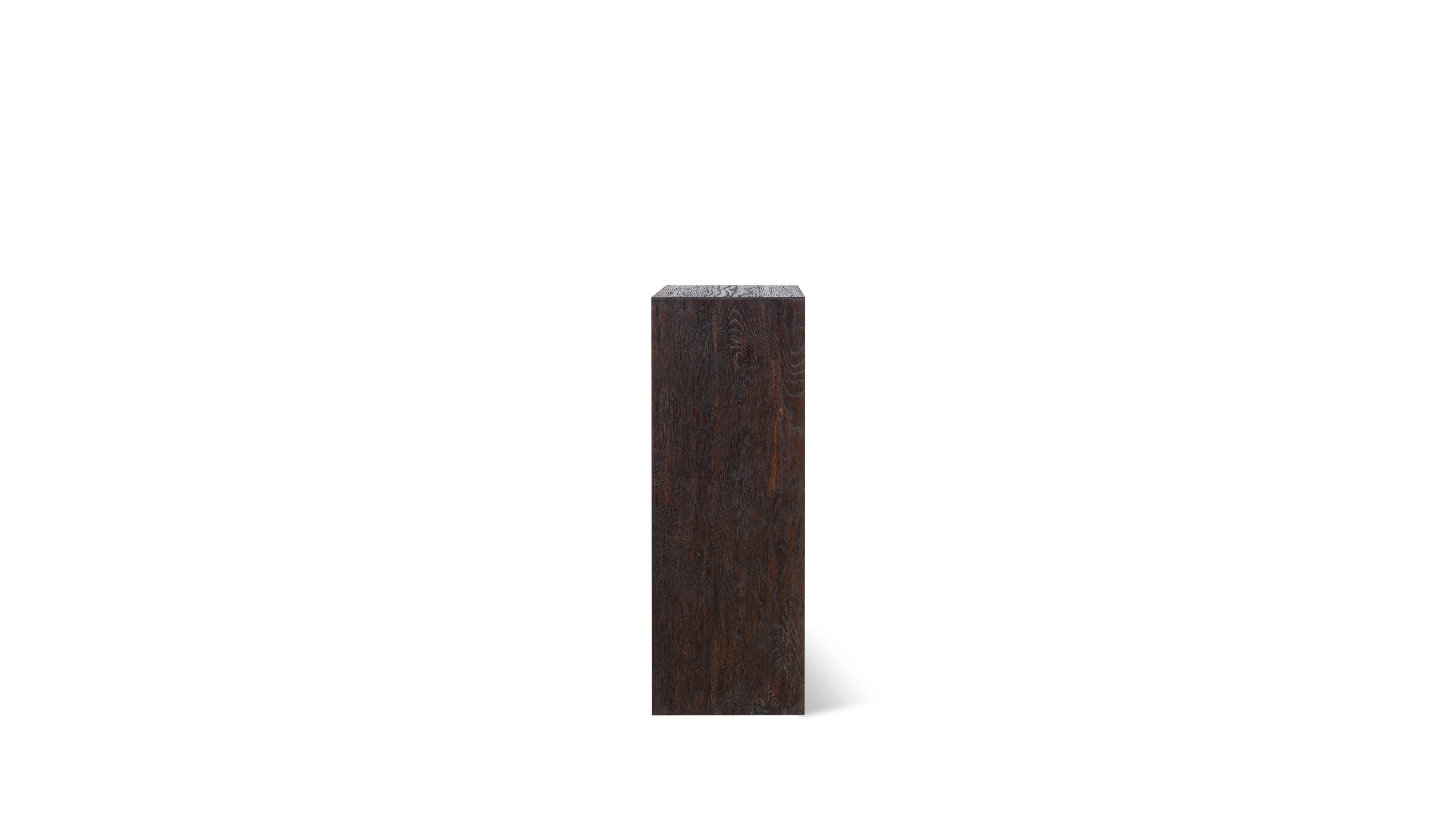 Arcade Pedestal, Brown Oak