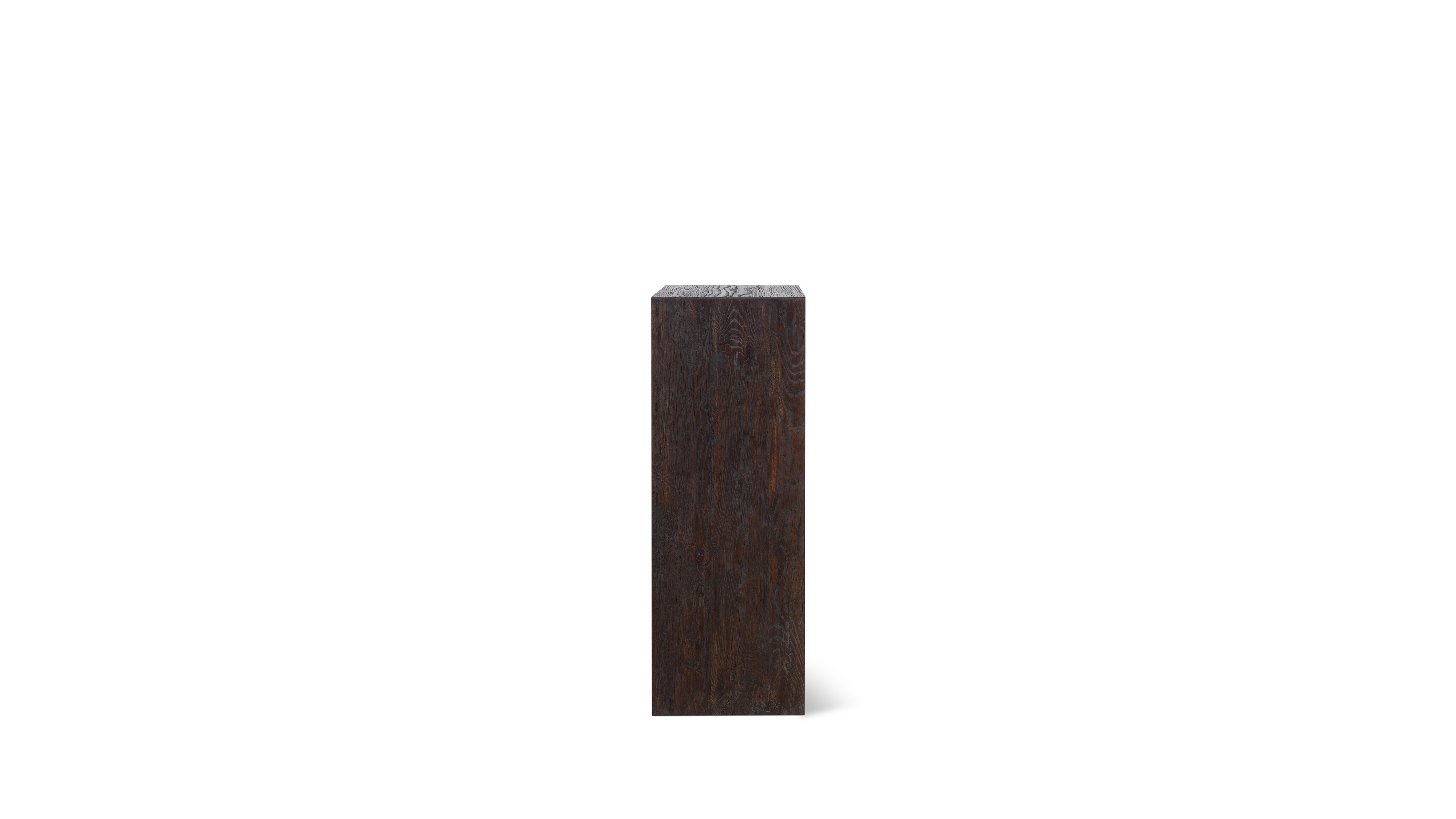 Arcade Pedestal, Brown Oak
