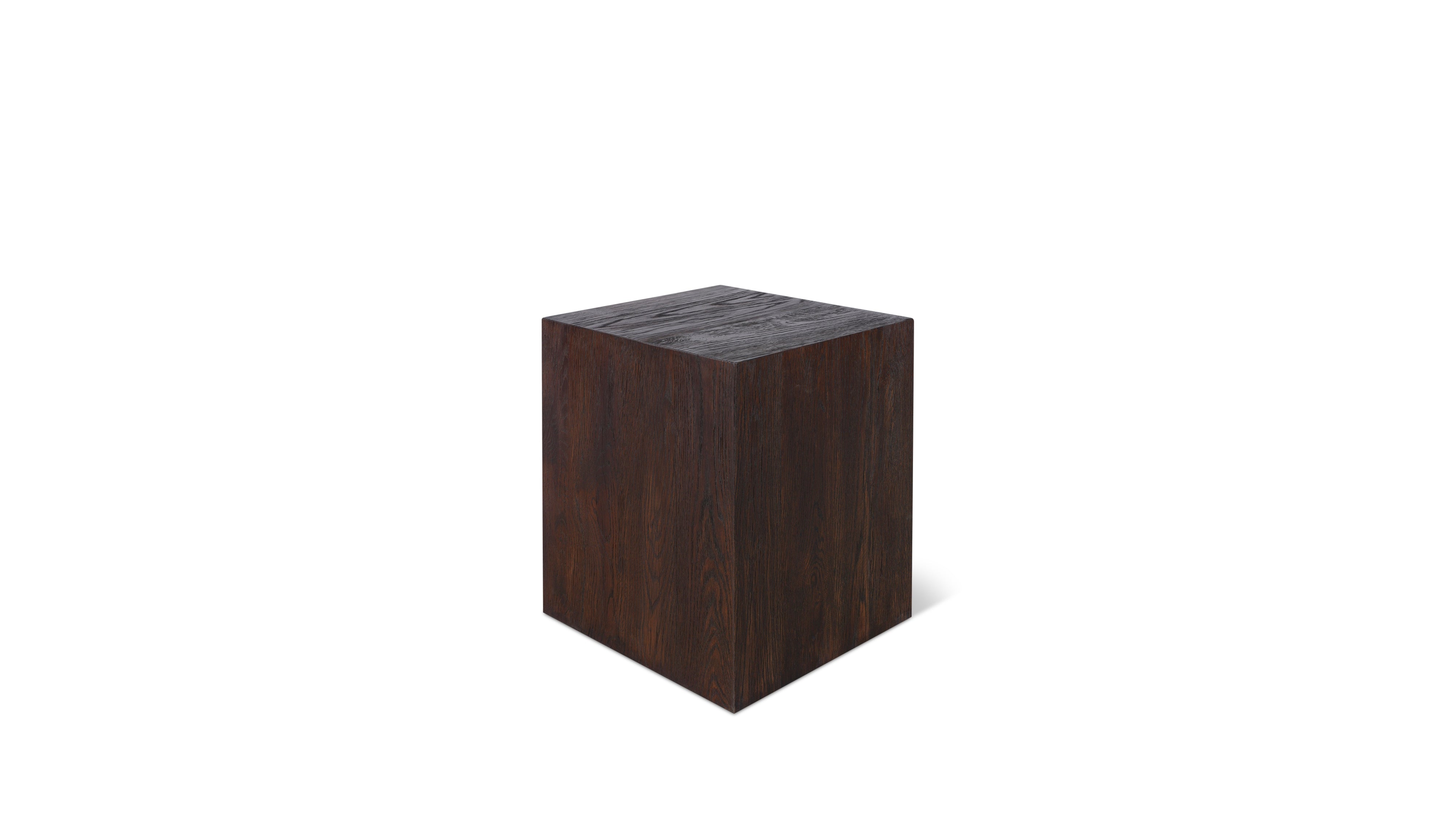 Arcade Side Table, Brown Oak