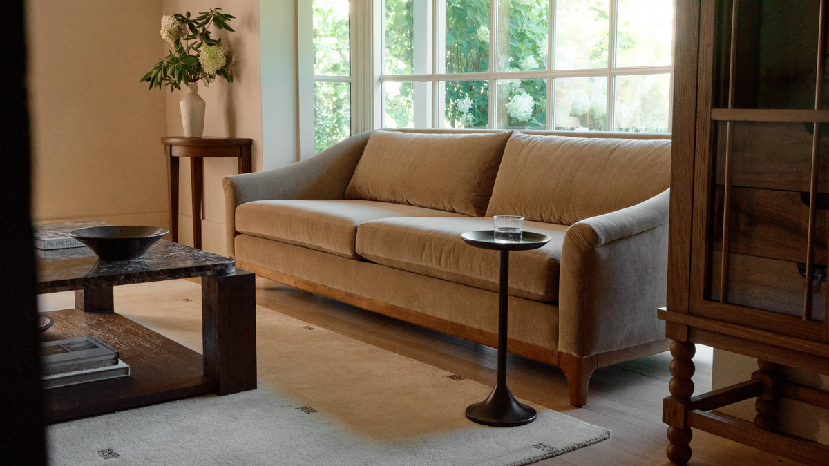 Austen Sofa, Dark Earth — alternate view