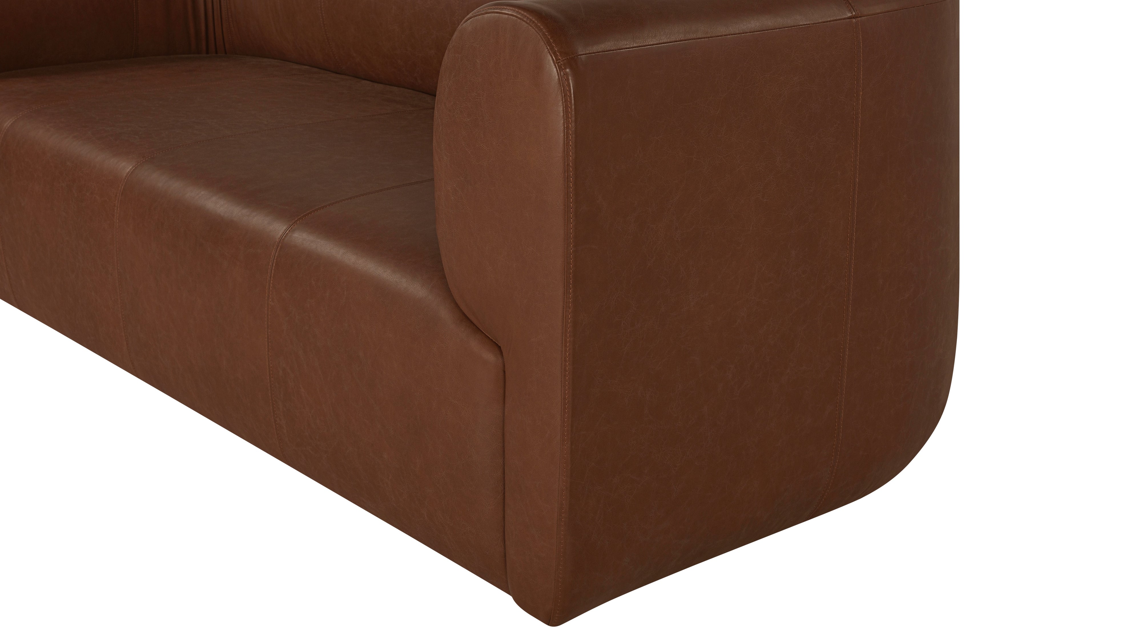 Novel Sofa, Dark Saddle