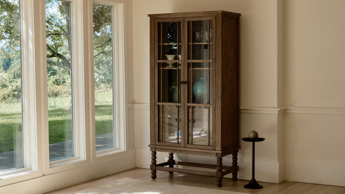 Turner Tall Cabinet, Country Elm — alternate view
