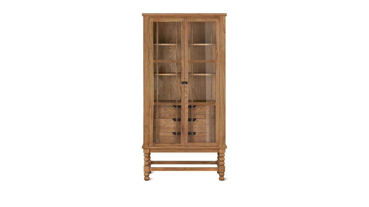 Turner Tall Cabinet, Country Elm