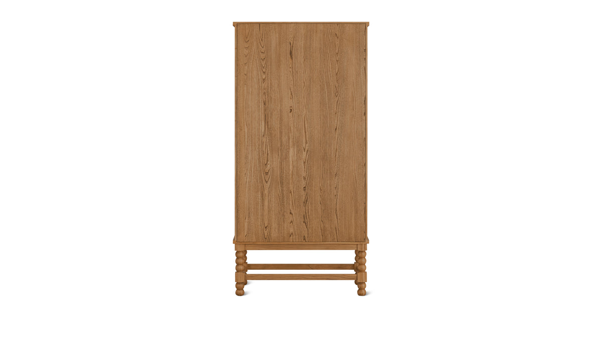 Turner Tall Cabinet, Country Elm